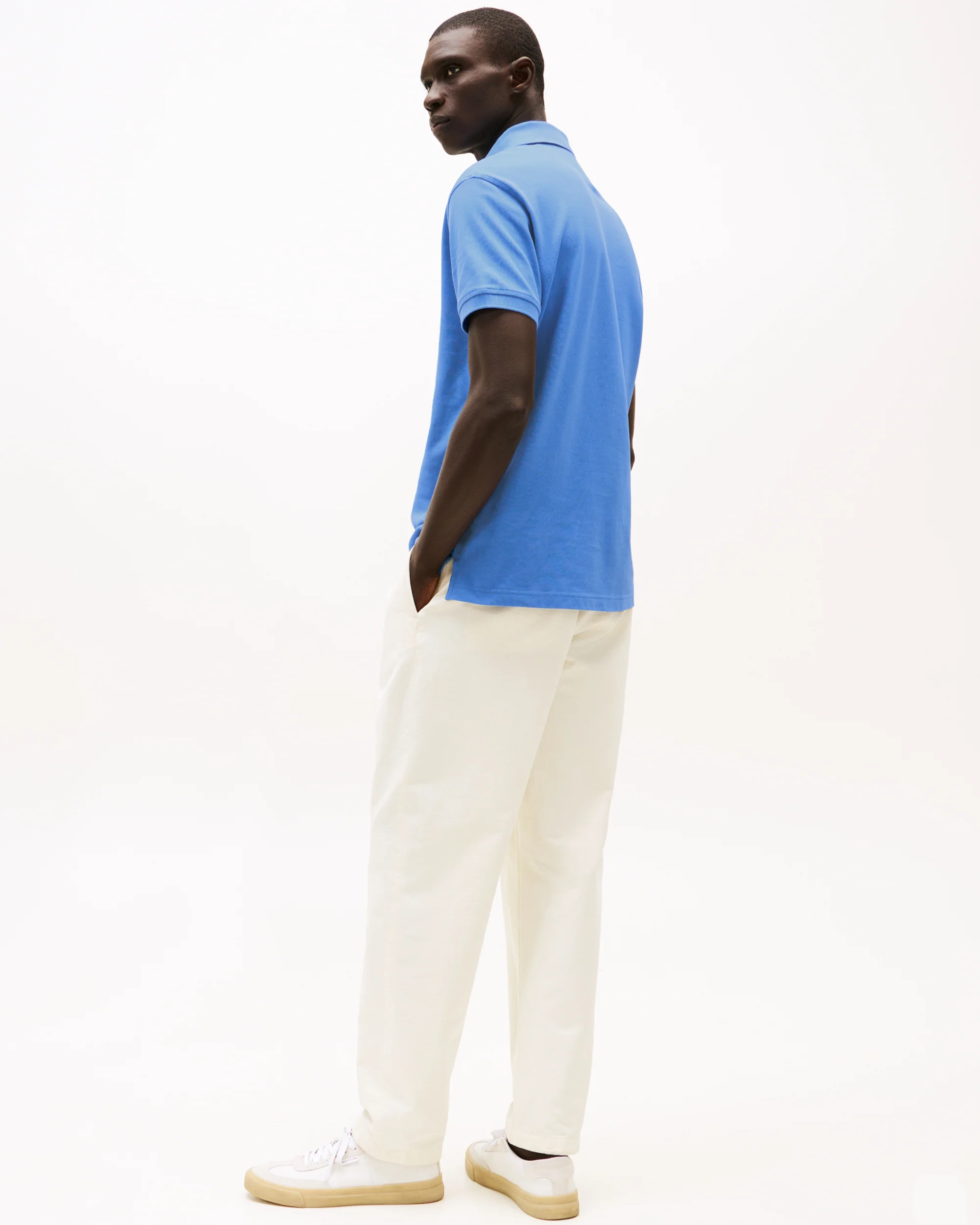 Tommy Hilfiger 1985 Regular Fit Mens Polo - Blue Spell - Image 4