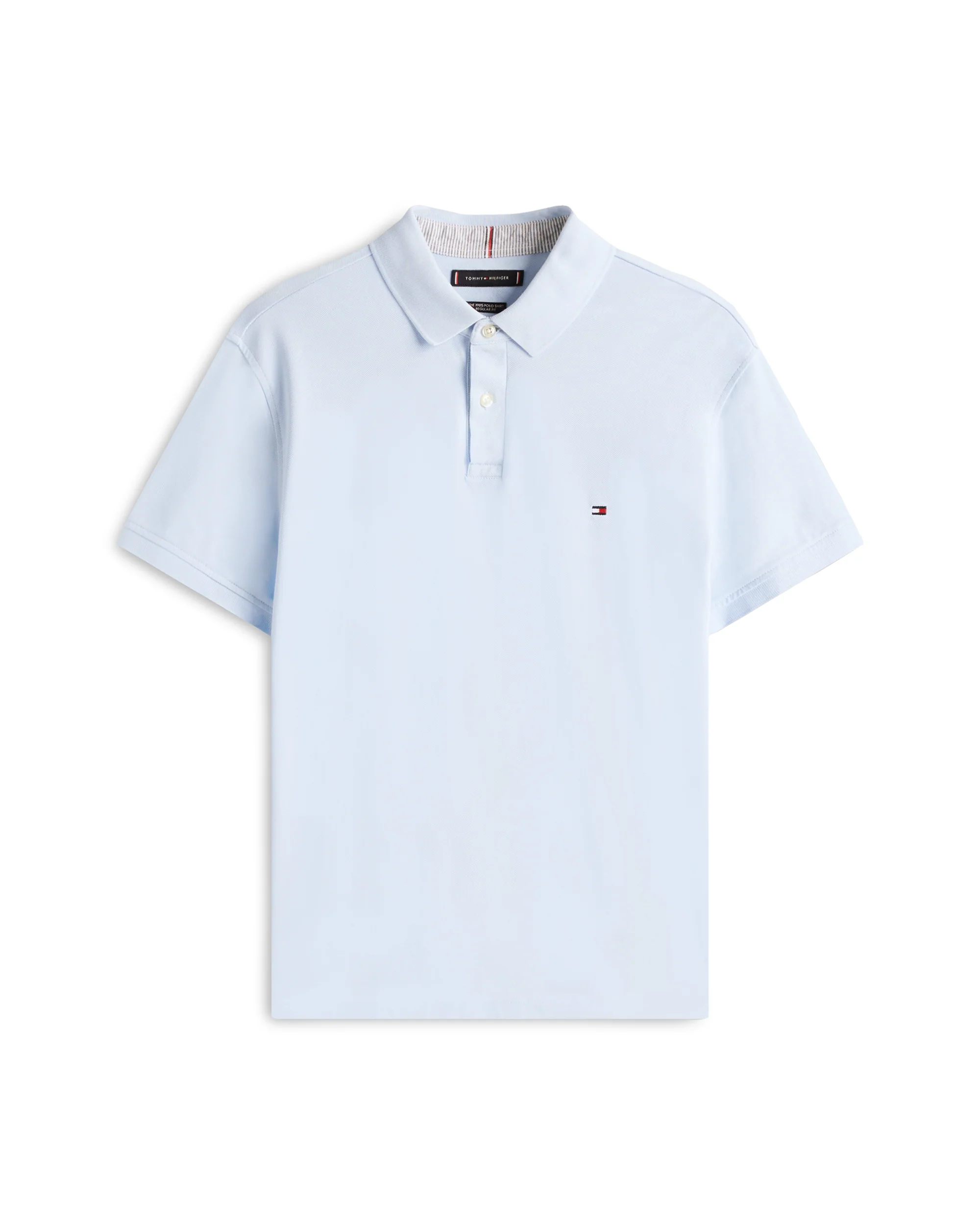 Tommy Hilfiger 1985 Regular Fit Mens Polo - Breezy Blue - Image 5