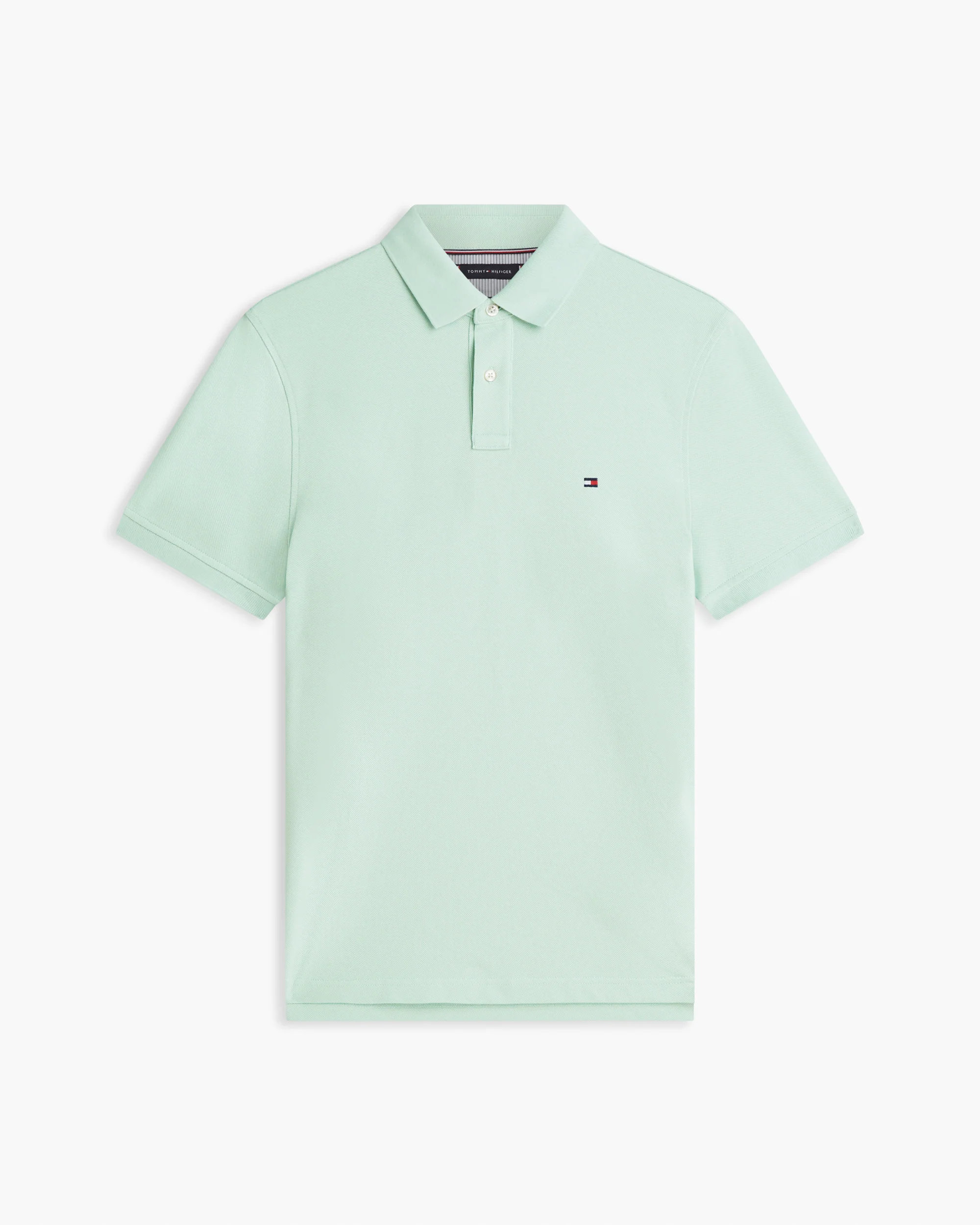 Tommy Hilfiger 1985 Regular Fit Mens Polo - Crushed Mint - Image 5