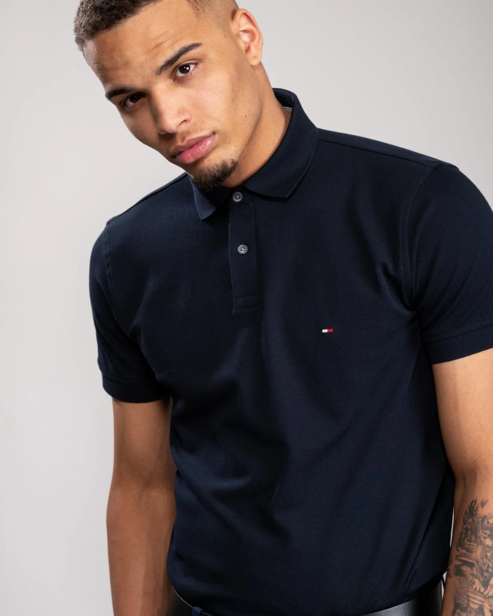 Tommy Hilfiger 1985 Regular Fit Mens Polo - Desert Sky - Image 2