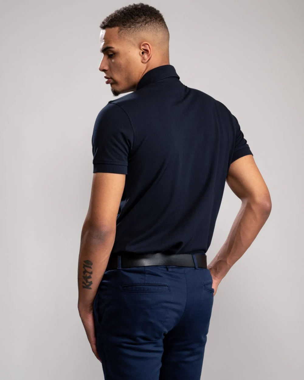 Tommy Hilfiger 1985 Regular Fit Mens Polo - Desert Sky - Image 3