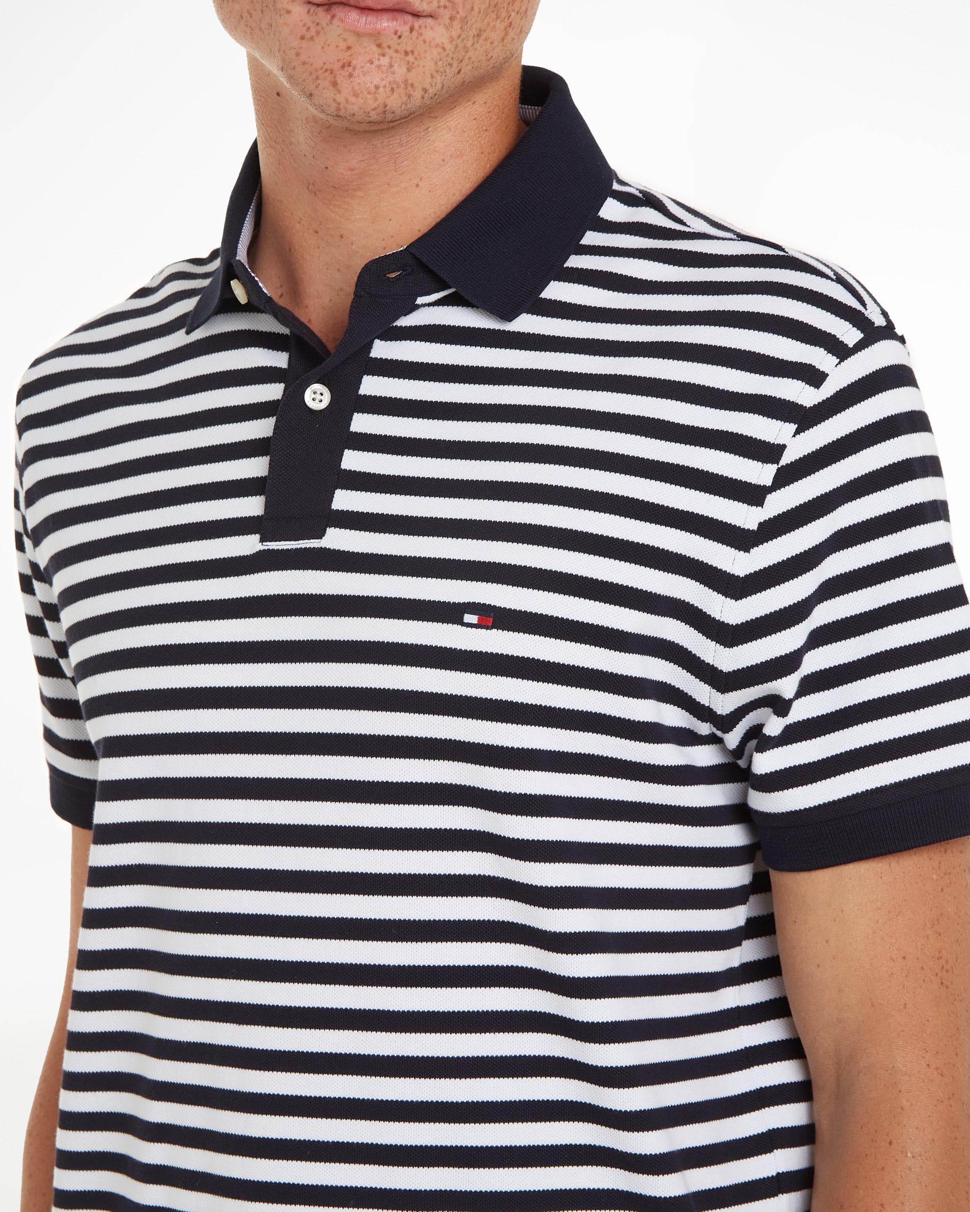 Tommy Hilfiger 1985 Regular Fit Mens Polo - Desert Sky / White - Image 2