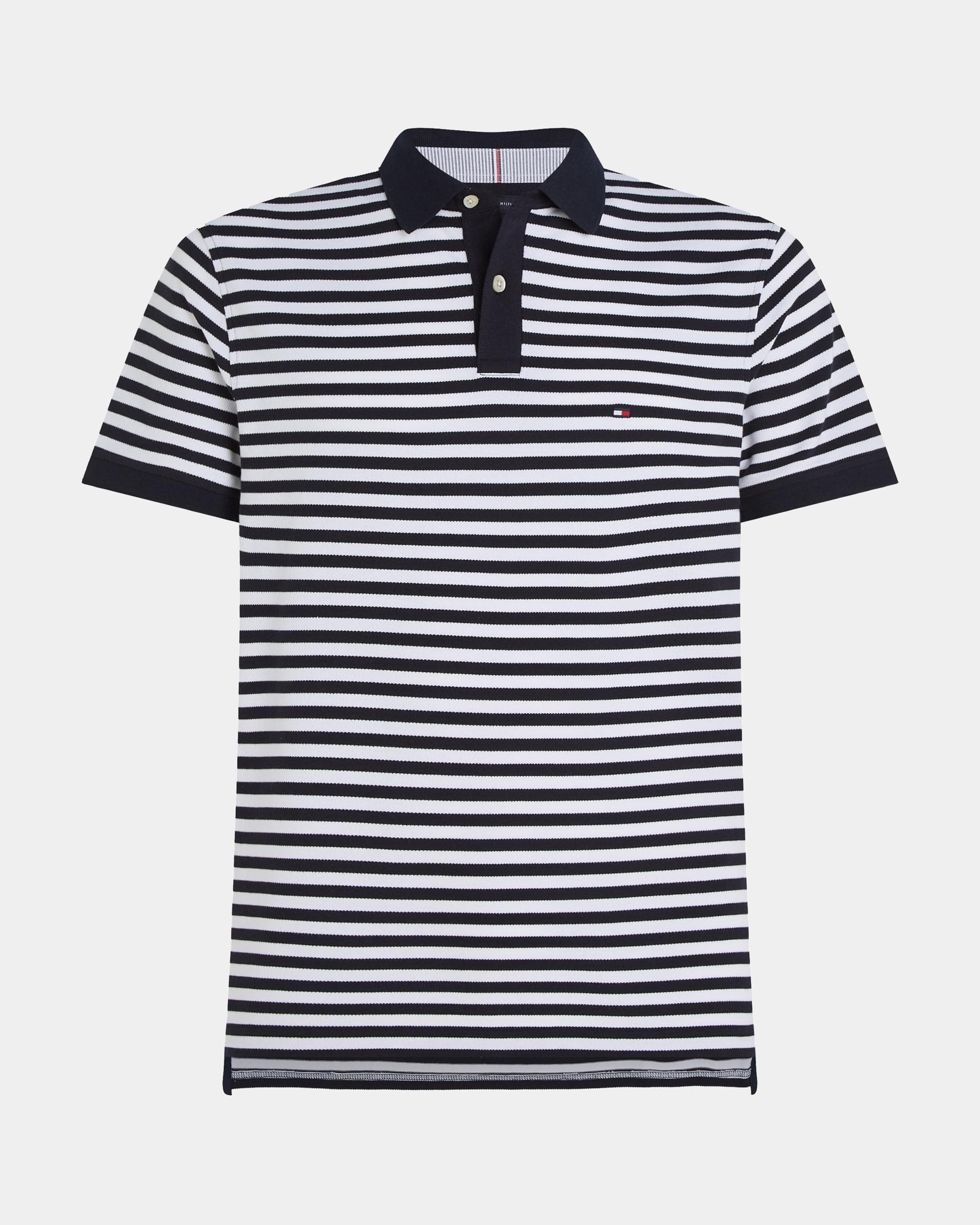 Tommy Hilfiger 1985 Regular Fit Mens Polo - Desert Sky / White - Image 5
