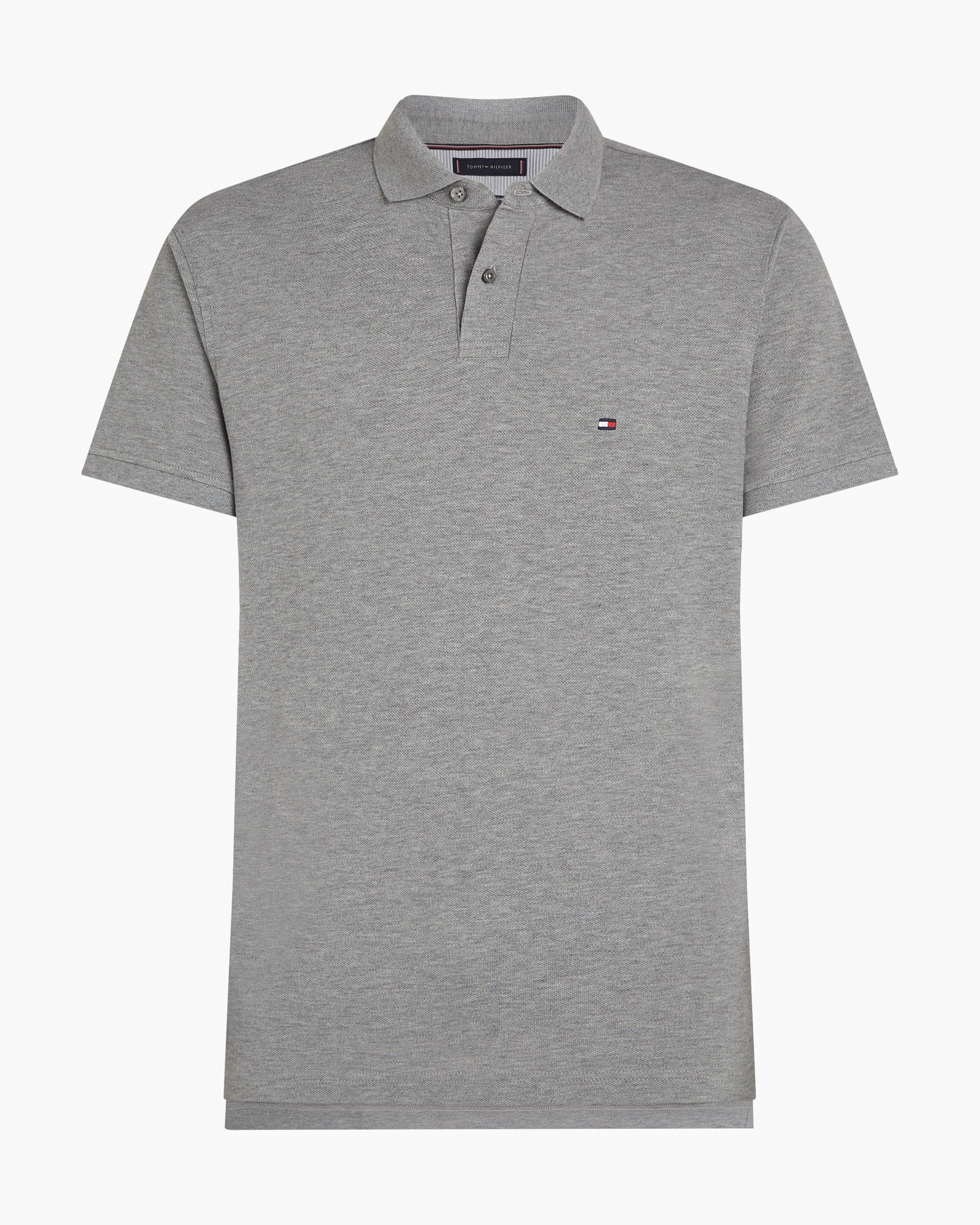 Tommy Hilfiger 1985 Regular Fit Mens Polo - Medium Grey Heather - Image 5