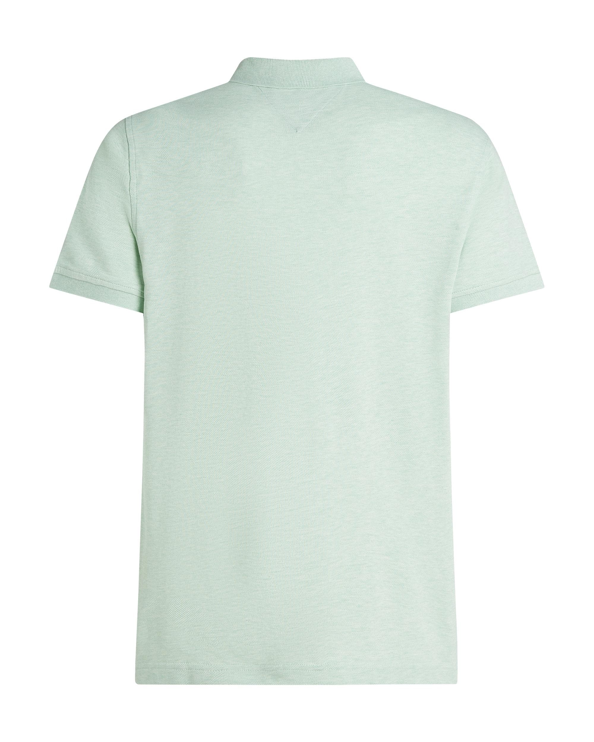 Tommy Hilfiger 1985 Regular Fit Mens Polo - Mint Gel Heather - Image 6