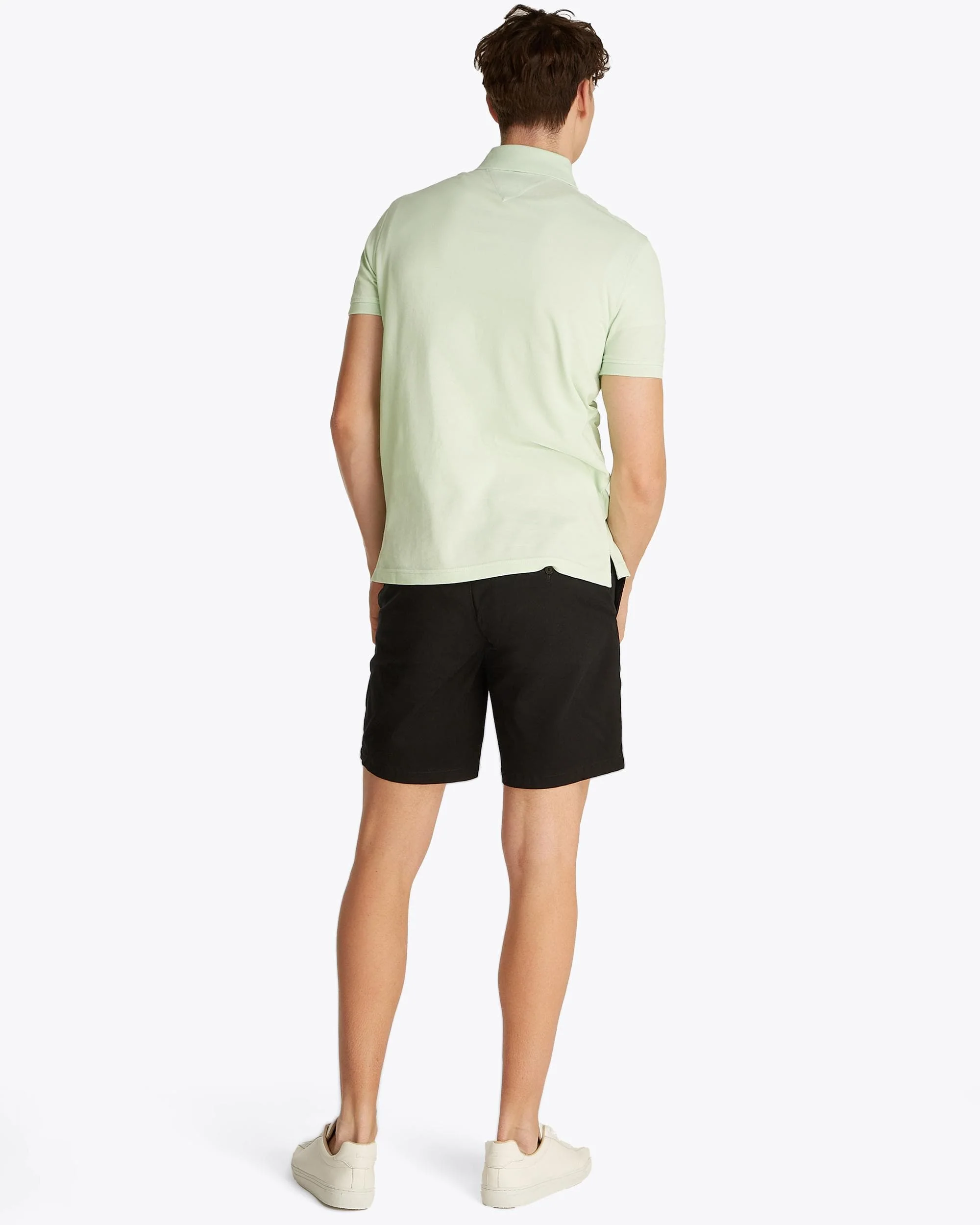 Tommy Hilfiger 1985 Regular Fit Mens Polo - Opal Green - Image 3