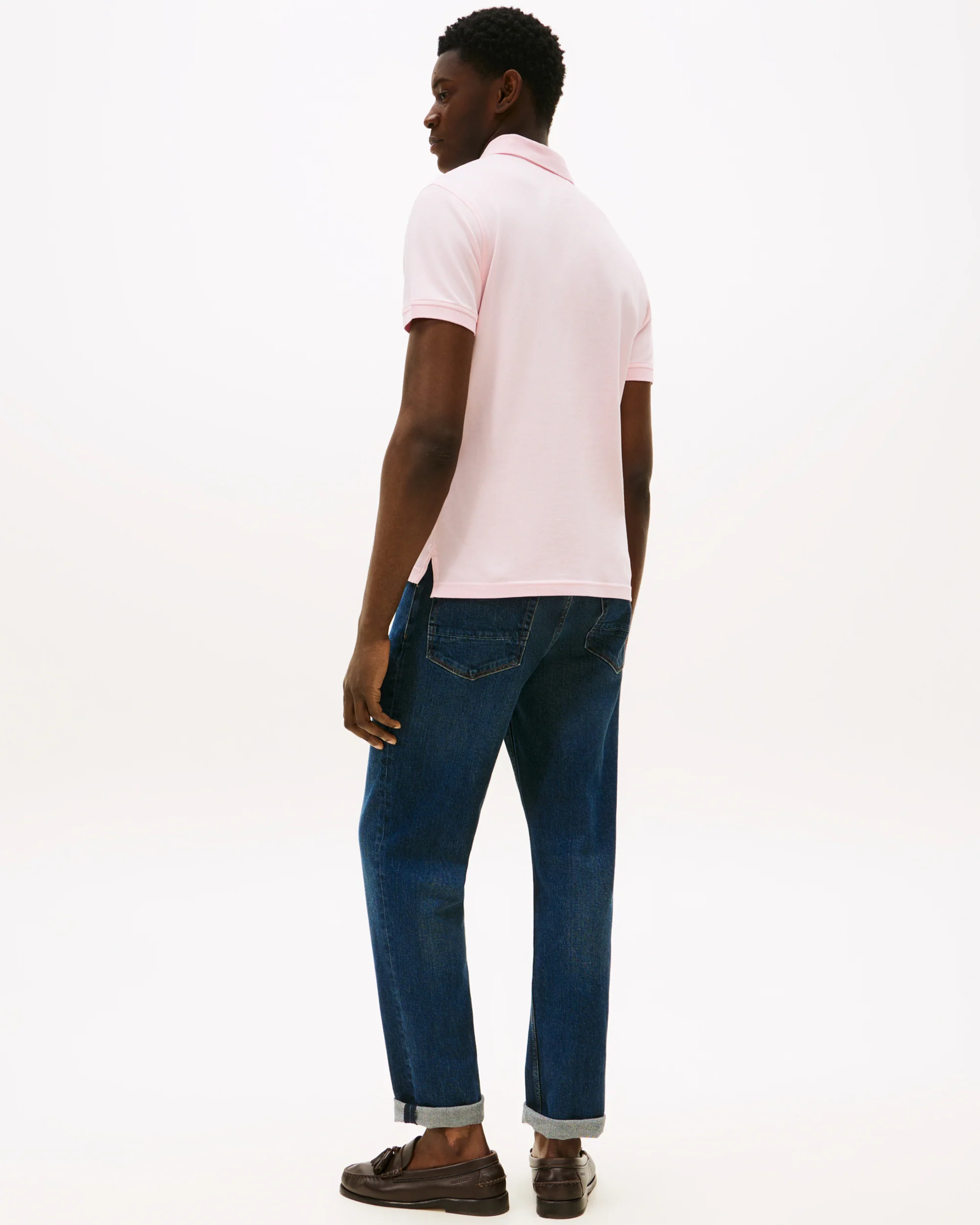 Tommy Hilfiger 1985 Regular Fit Mens Polo - Pink Lily - Image 4