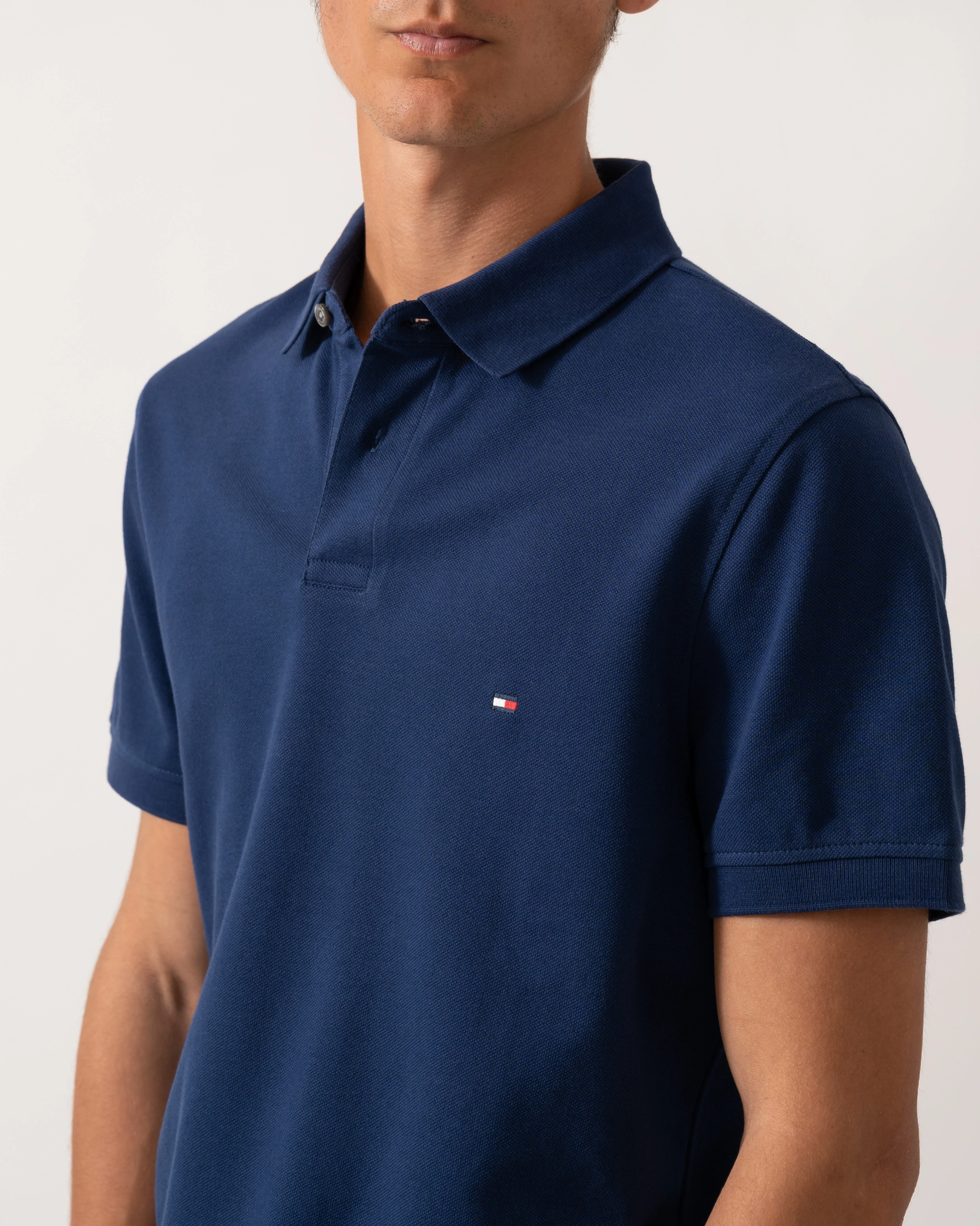 Tommy Hilfiger 1985 Regular Fit Mens Polo - Preppy Navy - Image 2