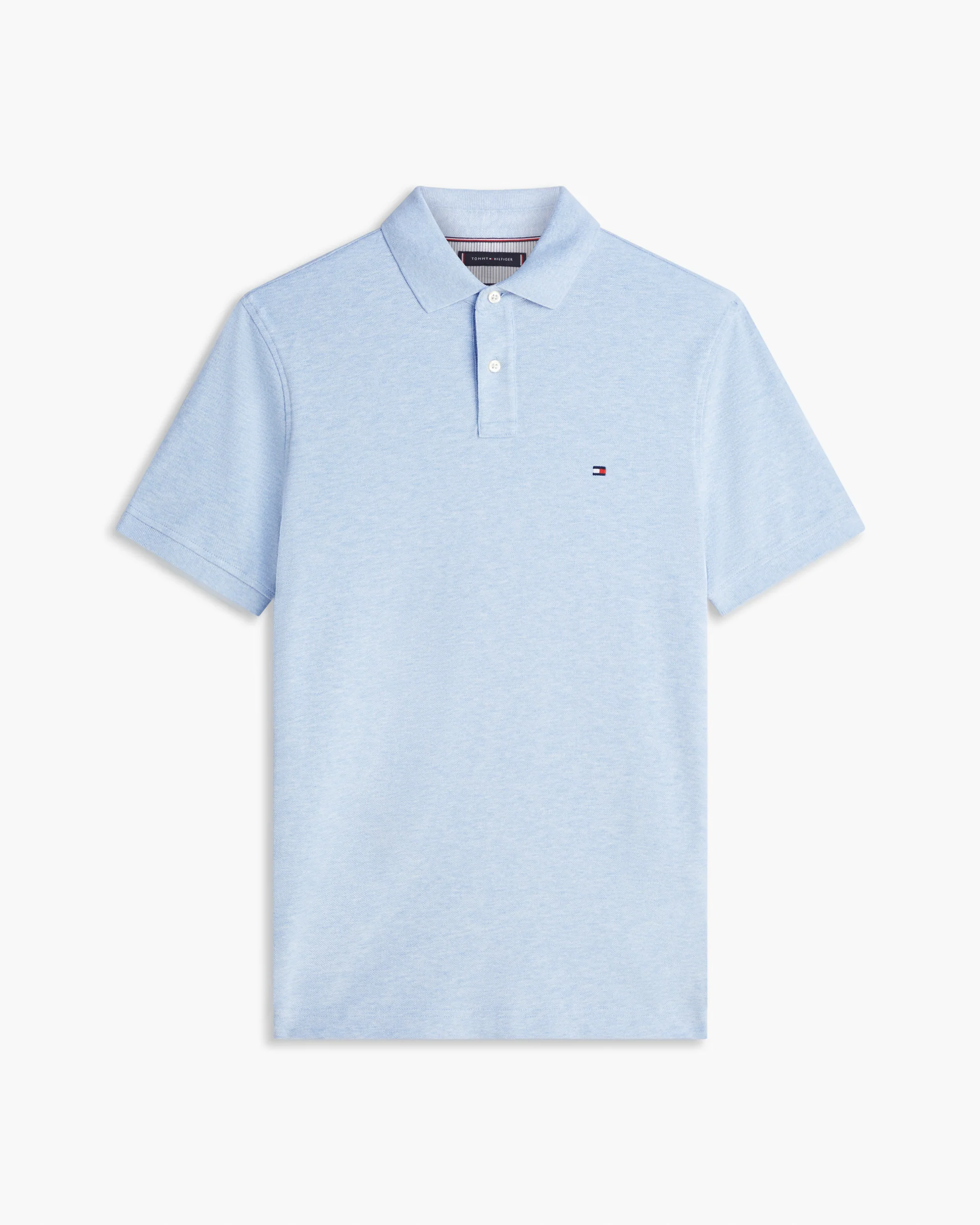 Tommy Hilfiger 1985 Regular Fit Mens Polo - Vessel Blue Heather - Image 5