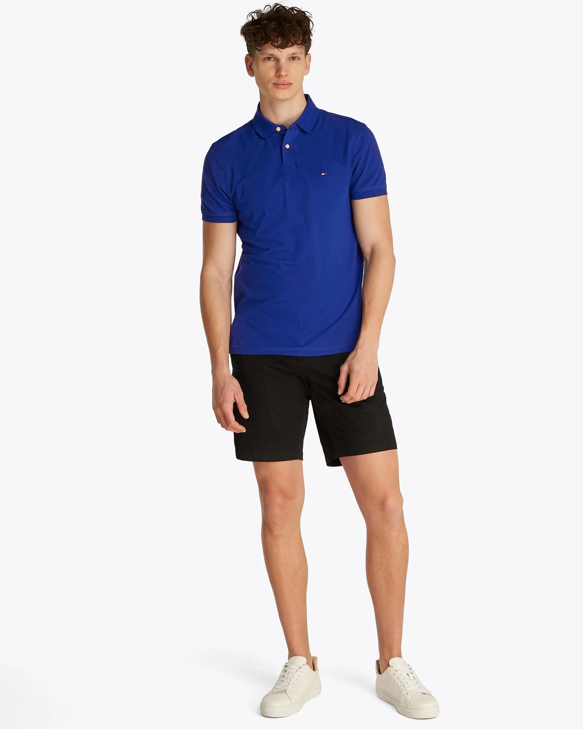 Tommy Hilfiger 1985 Regular Fit Mens Polo - Wedge Blue - Image 4