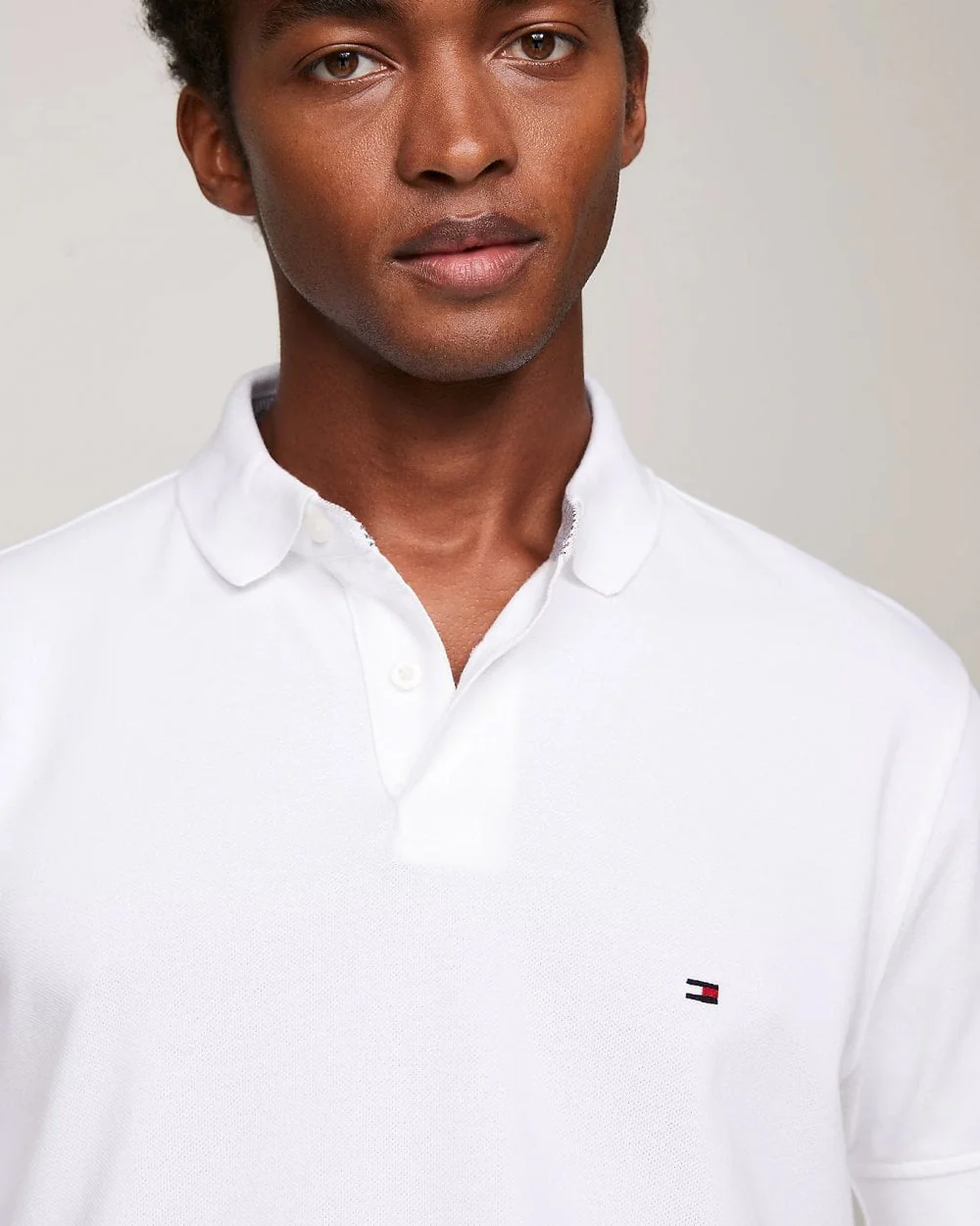 Tommy Hilfiger 1985 Regular Fit Mens Polo - White - Image 2