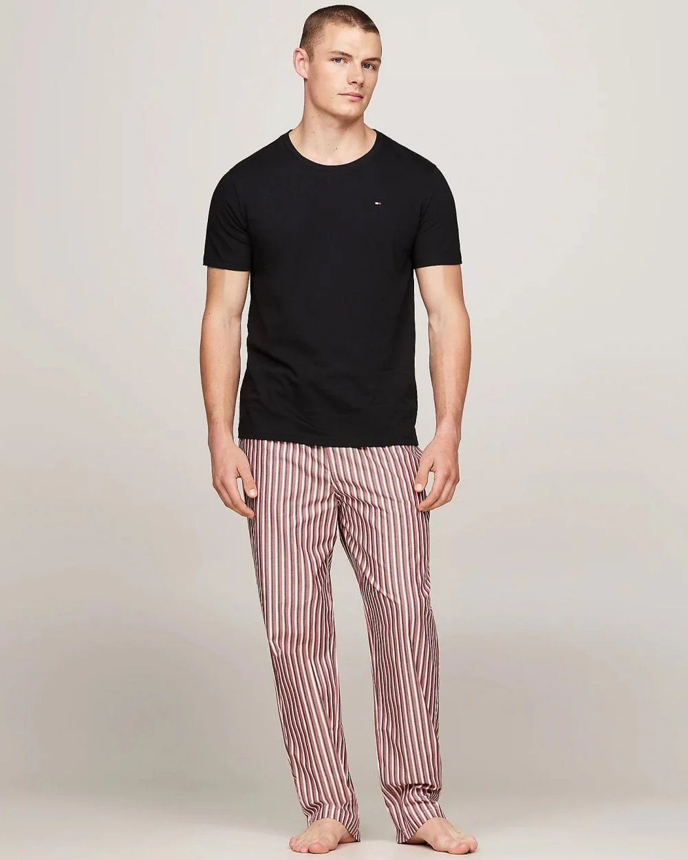 Tommy Hilfiger 3 Pack Mens T-Shirts - Black/Black/Black - Image 4
