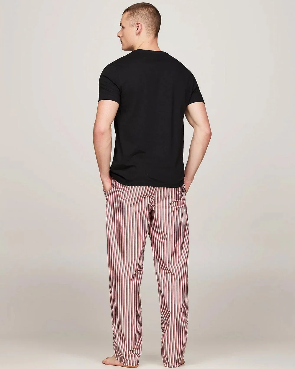 Tommy Hilfiger 3 Pack Mens T-Shirts - Black/Black/Black - Image 5