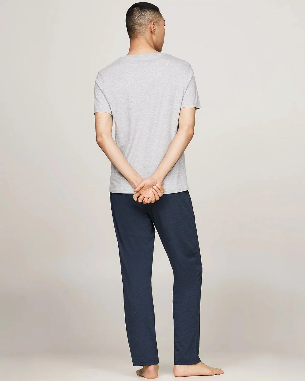 Tommy Hilfiger 3 Pack Mens T-Shirts - White/Black/Grey Heather - Image 6