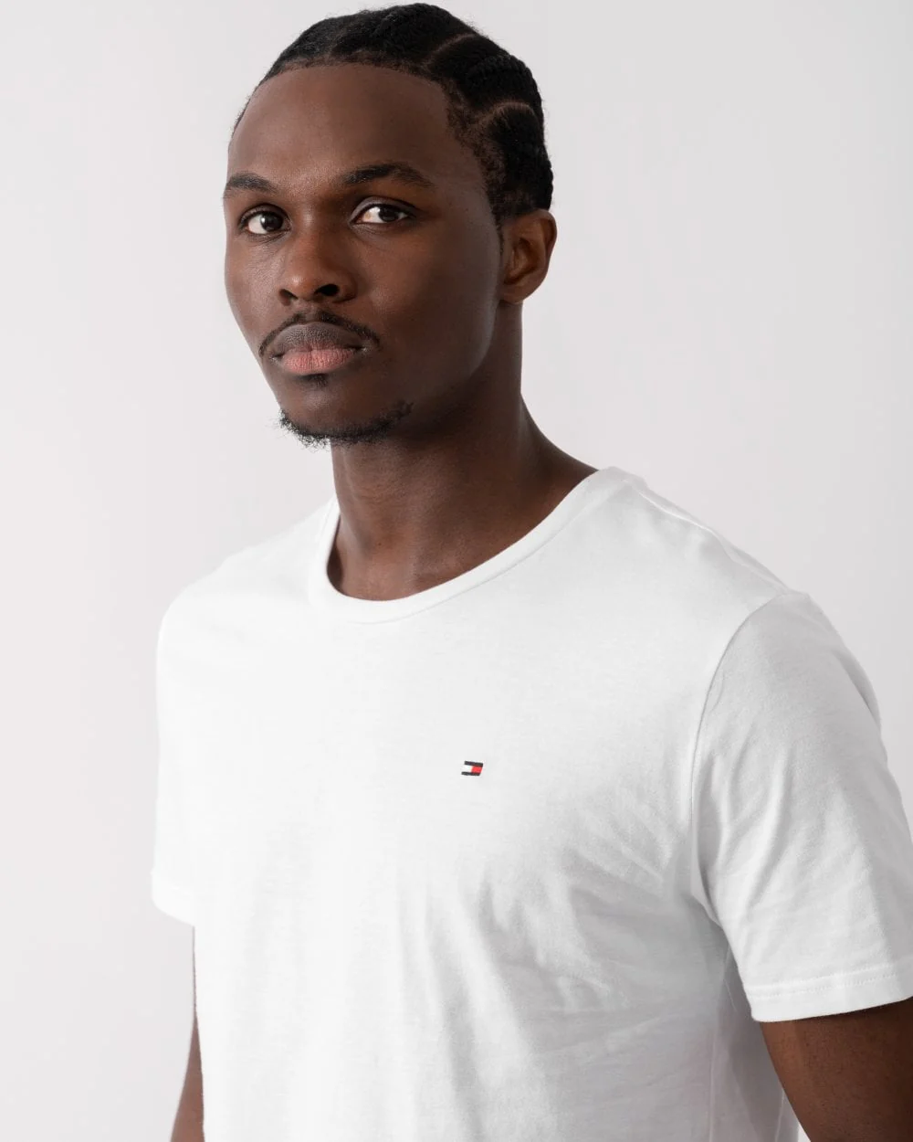 Tommy Hilfiger 3 Pack Mens T-Shirts - White/White/White - Image 2
