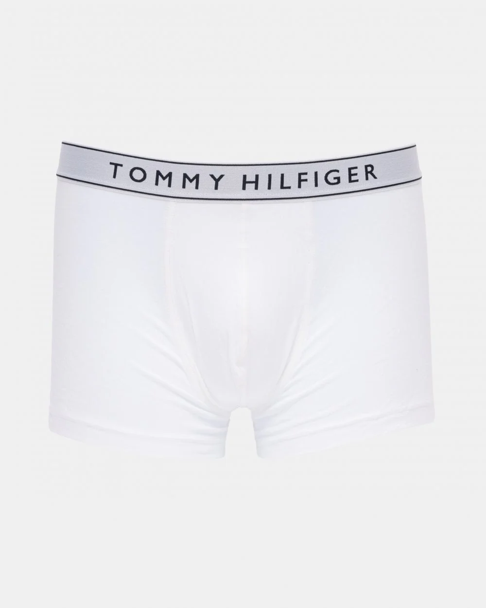 Tommy Hilfiger 3 Pack Mens Tonal Trunks - Mid Heather/ Black/ TH White - Image 3