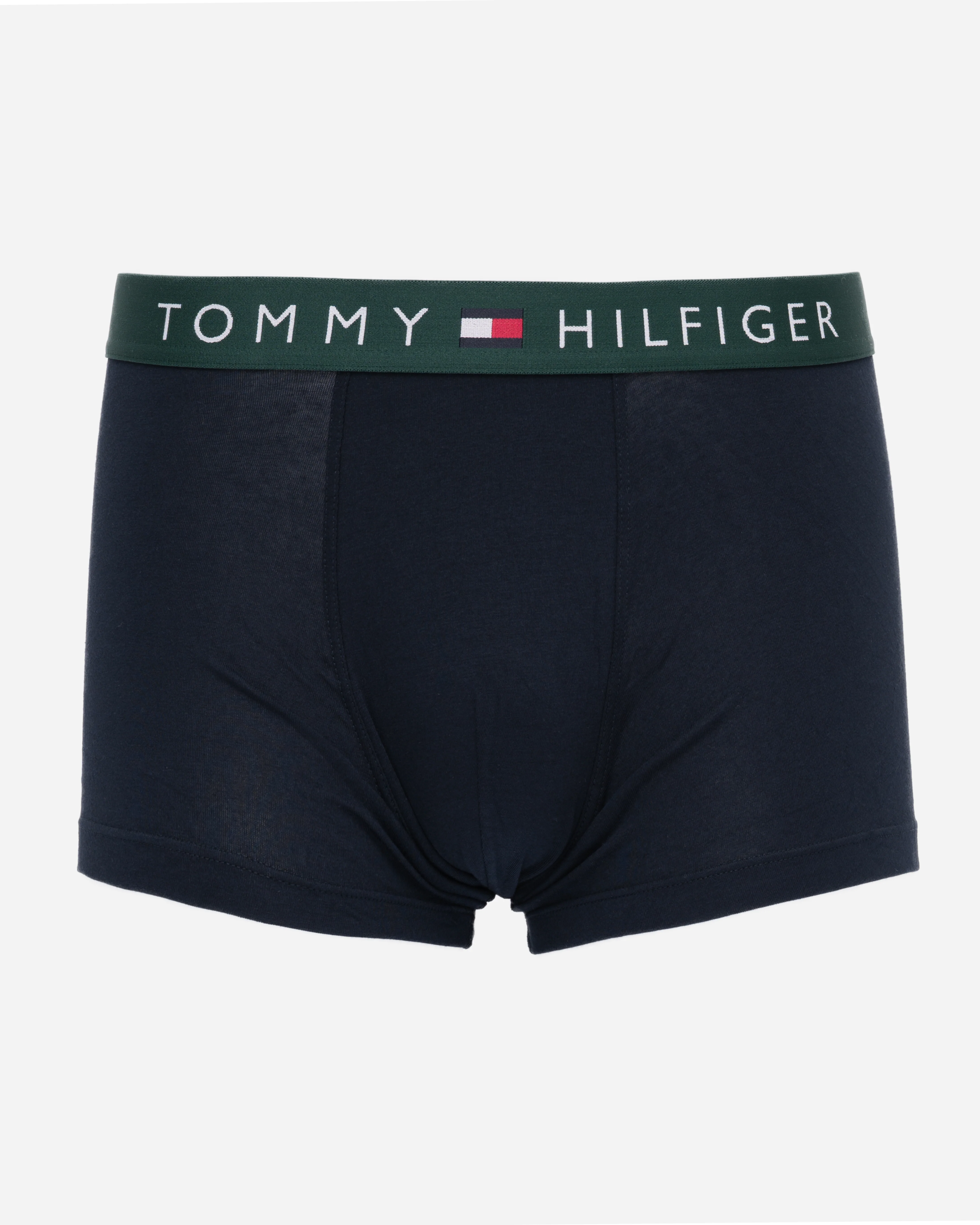 Tommy Hilfiger 3 Pack Mens Waistband Trunks - B-Green/Red/Blue - Image 2