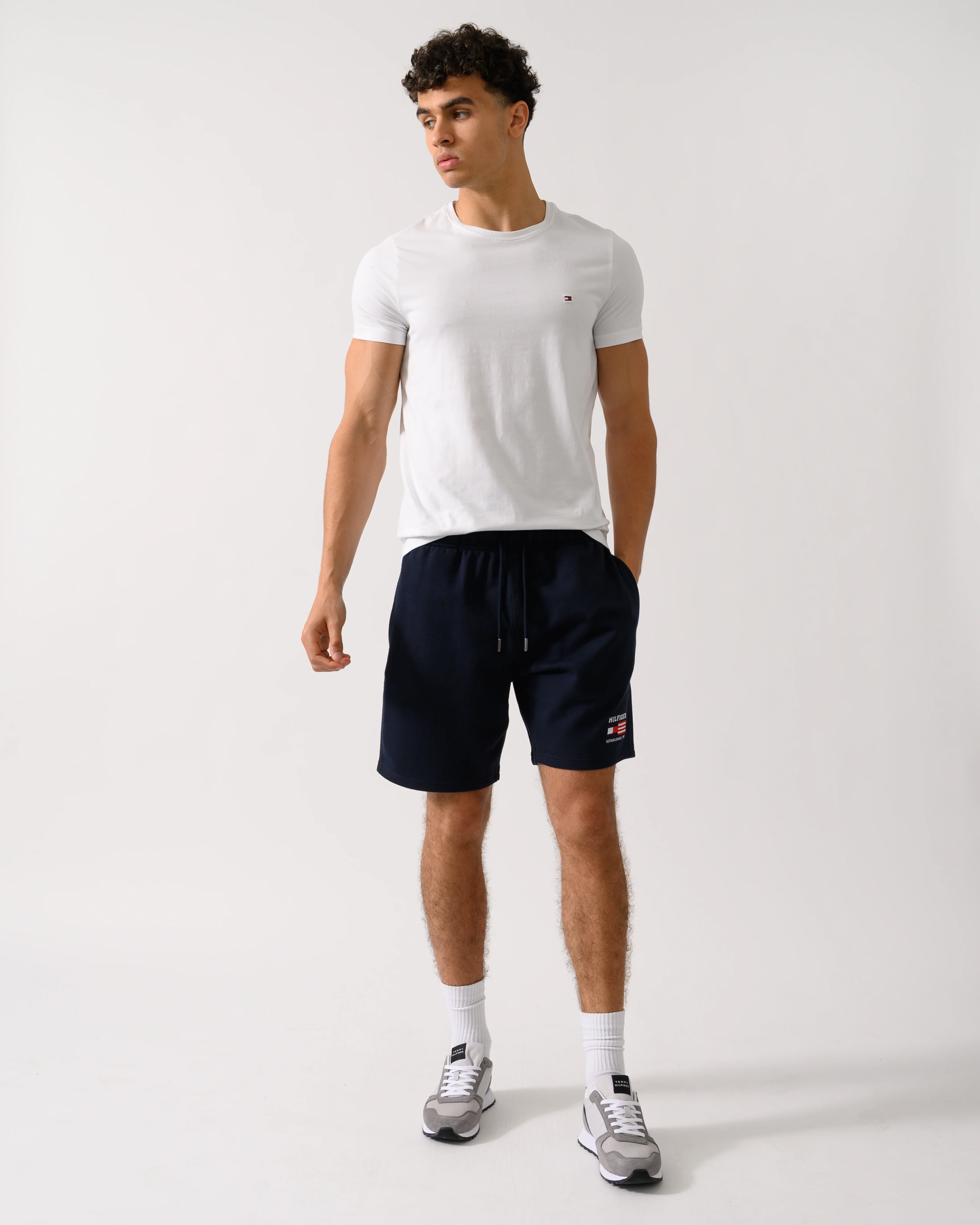 Tommy Hilfiger Americana Flag Mens Shorts - Desert Sky - Image 2