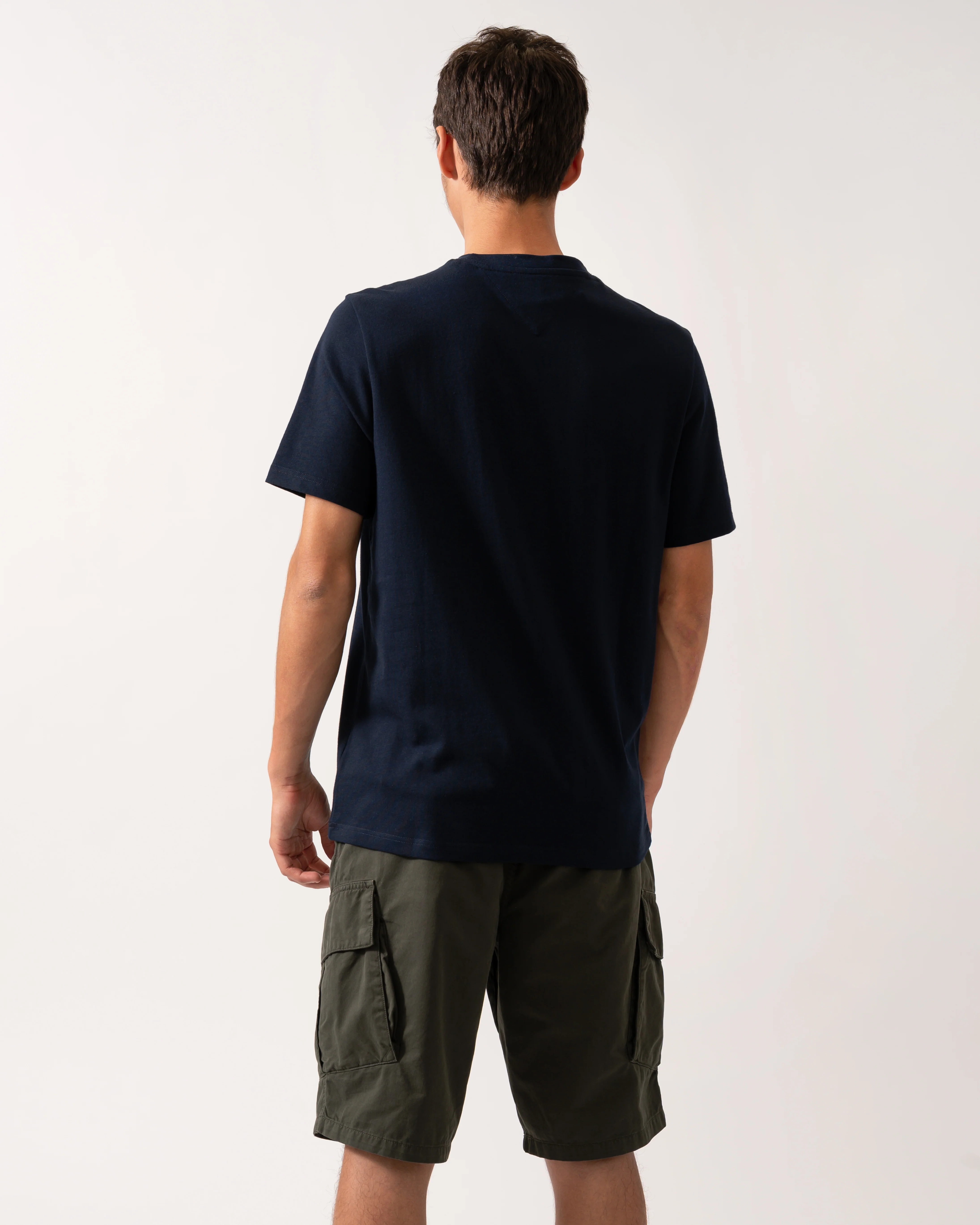 Tommy Hilfiger Americana Monotype Flag Box Mens T Shirt - Desert Sky - Image 4