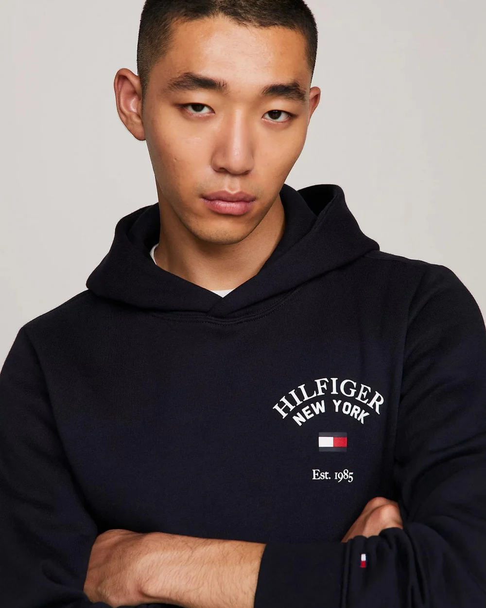 Tommy Hilfiger Arched Mens Varsity Hoodie - Image 2