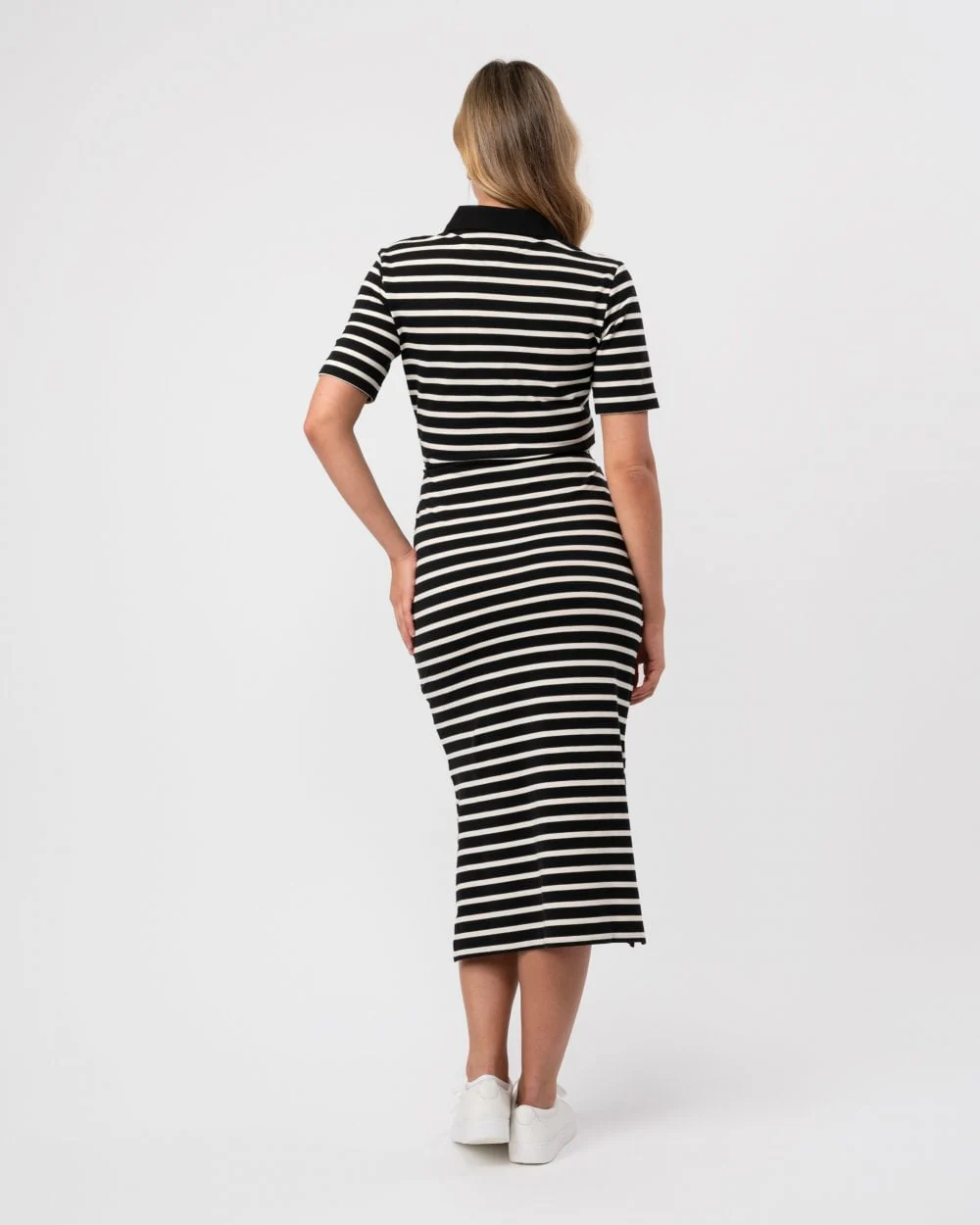 Tommy Hilfiger Breton Womens Midi Polo Dress - Image 4