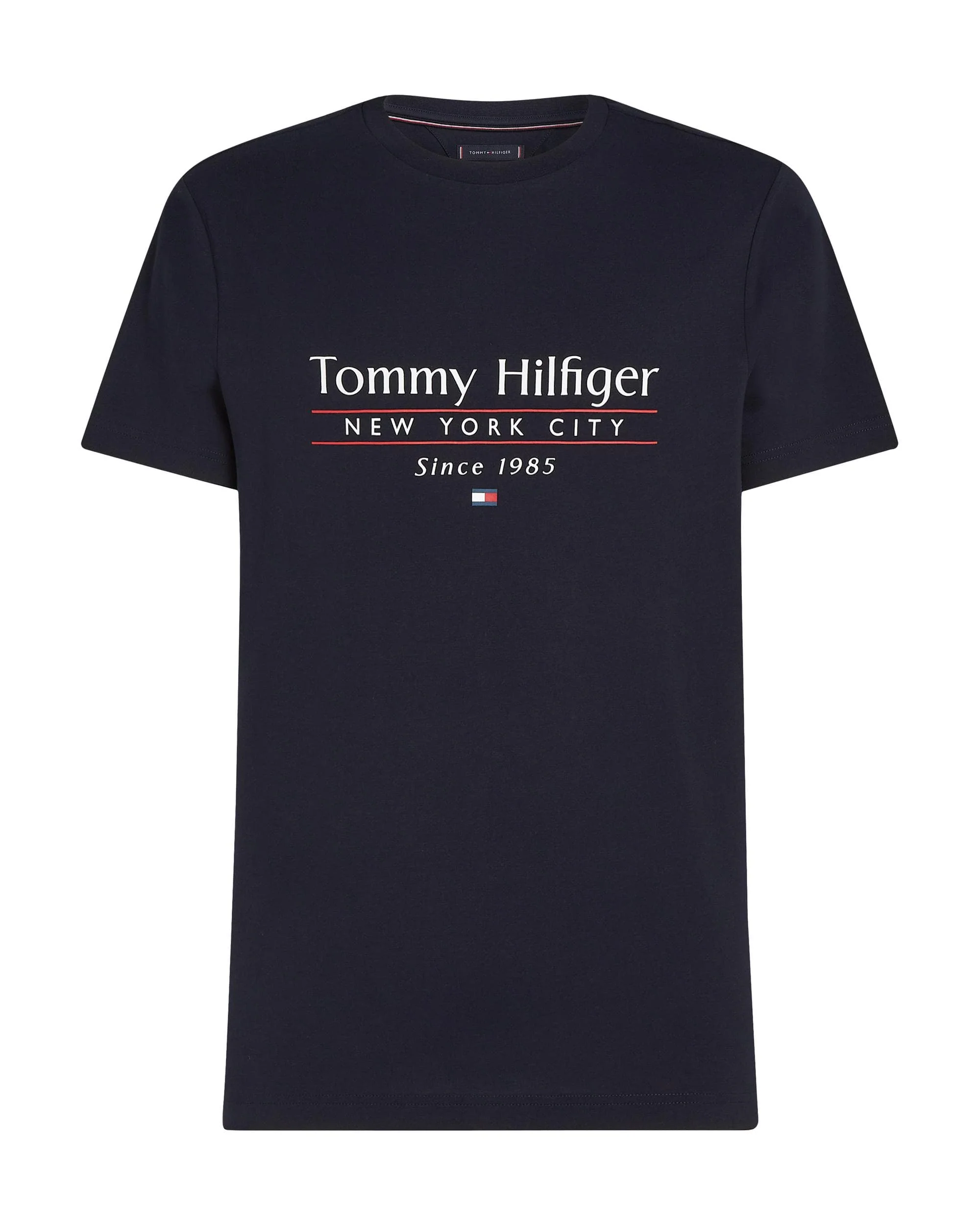 Tommy Hilfiger Center Stack Mens T Shirt - Desert Sky - Image 5