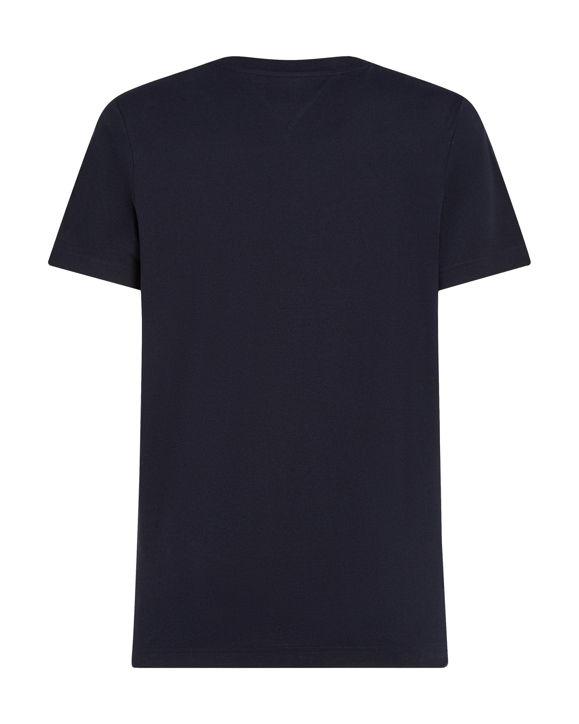 Tommy Hilfiger Center Stack Mens T Shirt - Desert Sky - Image 6