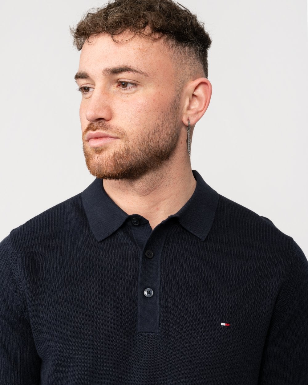 Tommy Hilfiger Chain Ridge Structure Mens Polo - Image 2