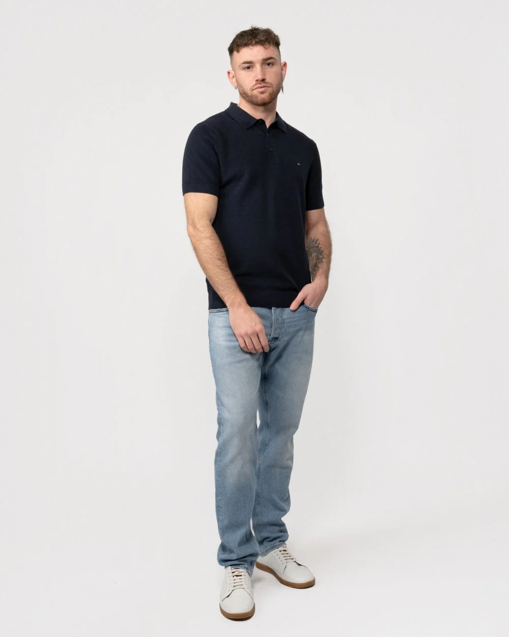 Tommy Hilfiger Chain Ridge Structure Mens Polo - Image 3