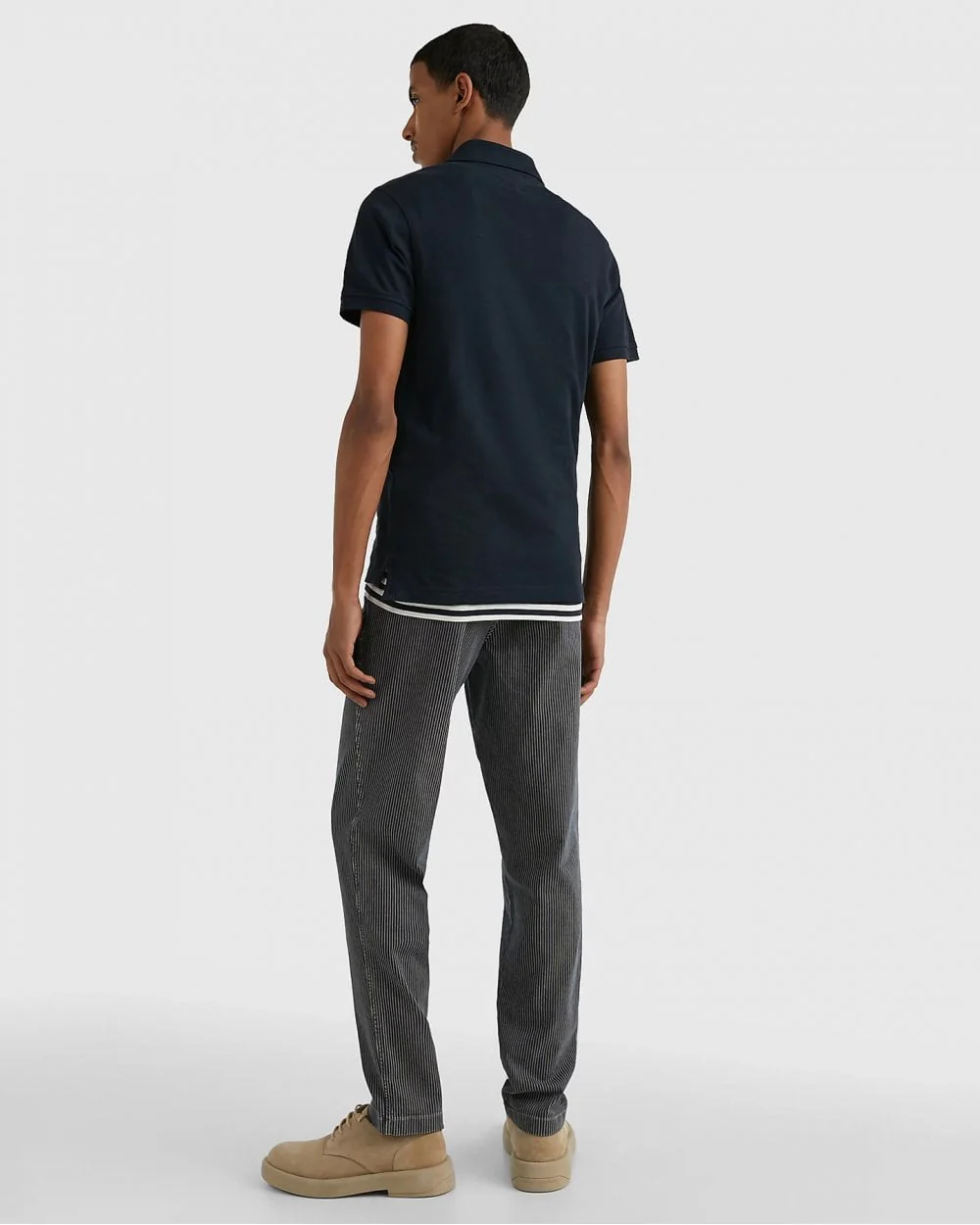 Tommy Hilfiger Core 1985 Slim Mens Polo Shirt - Desert Sky - Image 4