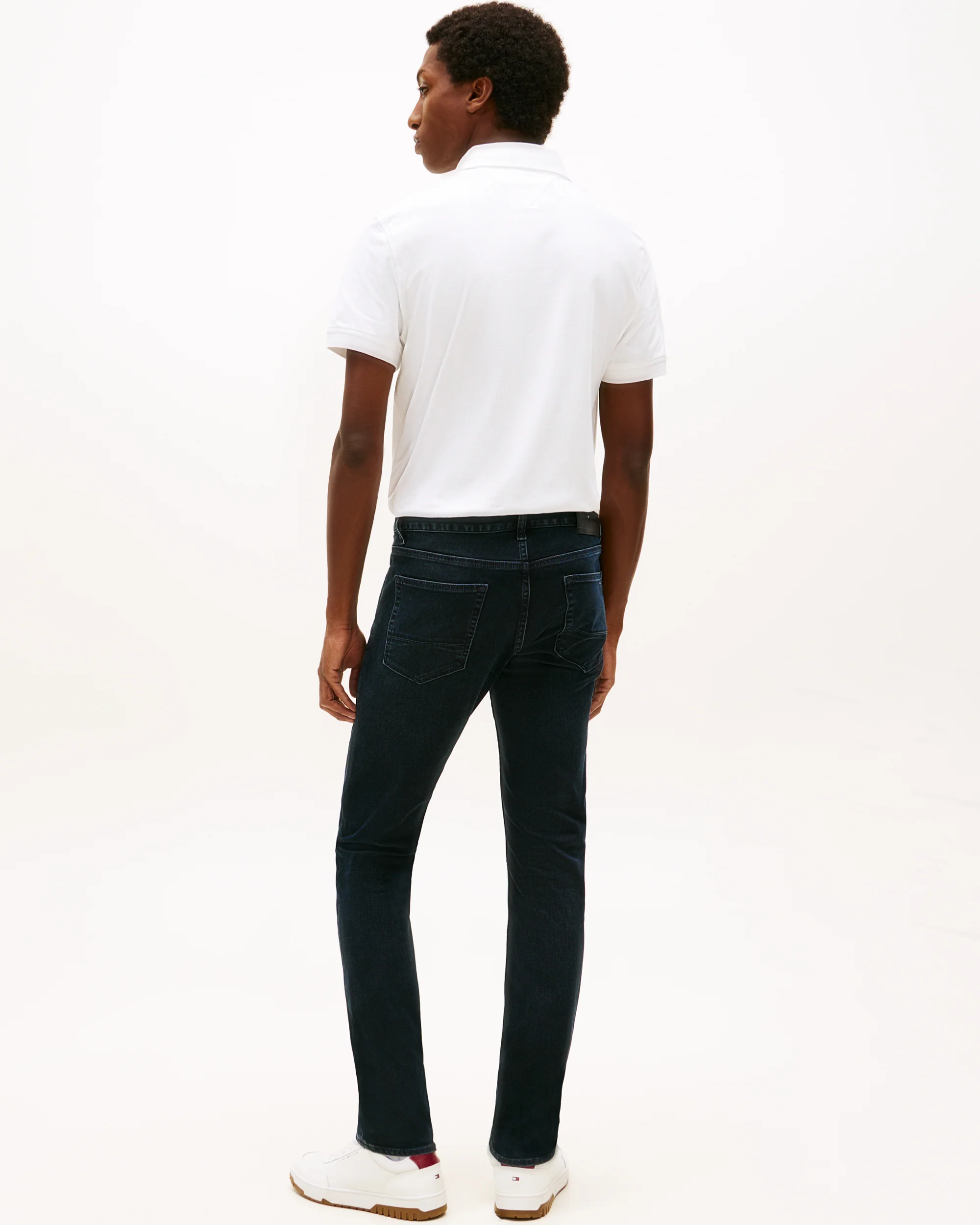 Tommy Hilfiger Core Denton Mens Straight Leg Jeans - Blue Black - Image 4