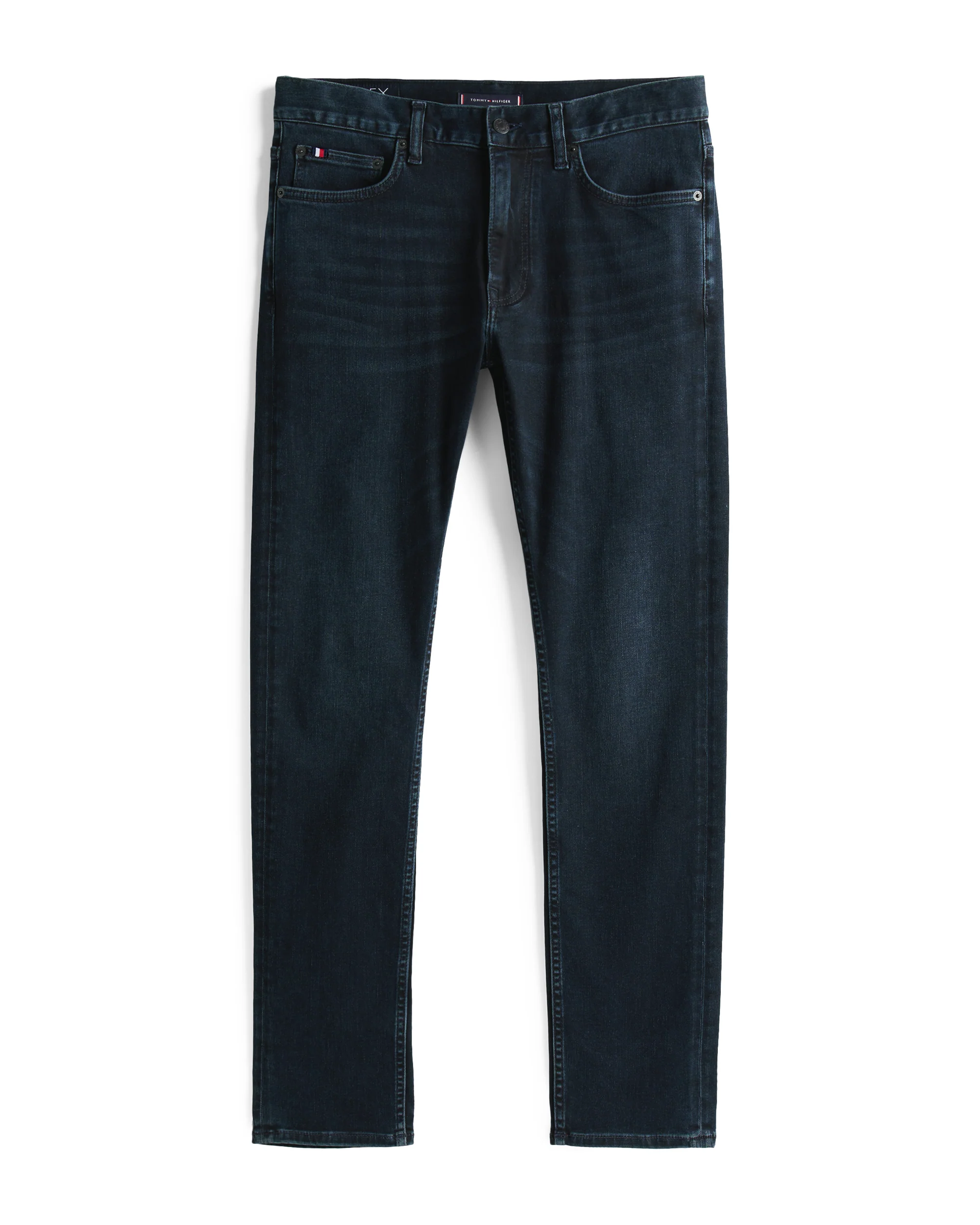 Tommy Hilfiger Core Denton Mens Straight Leg Jeans - Blue Black - Image 5