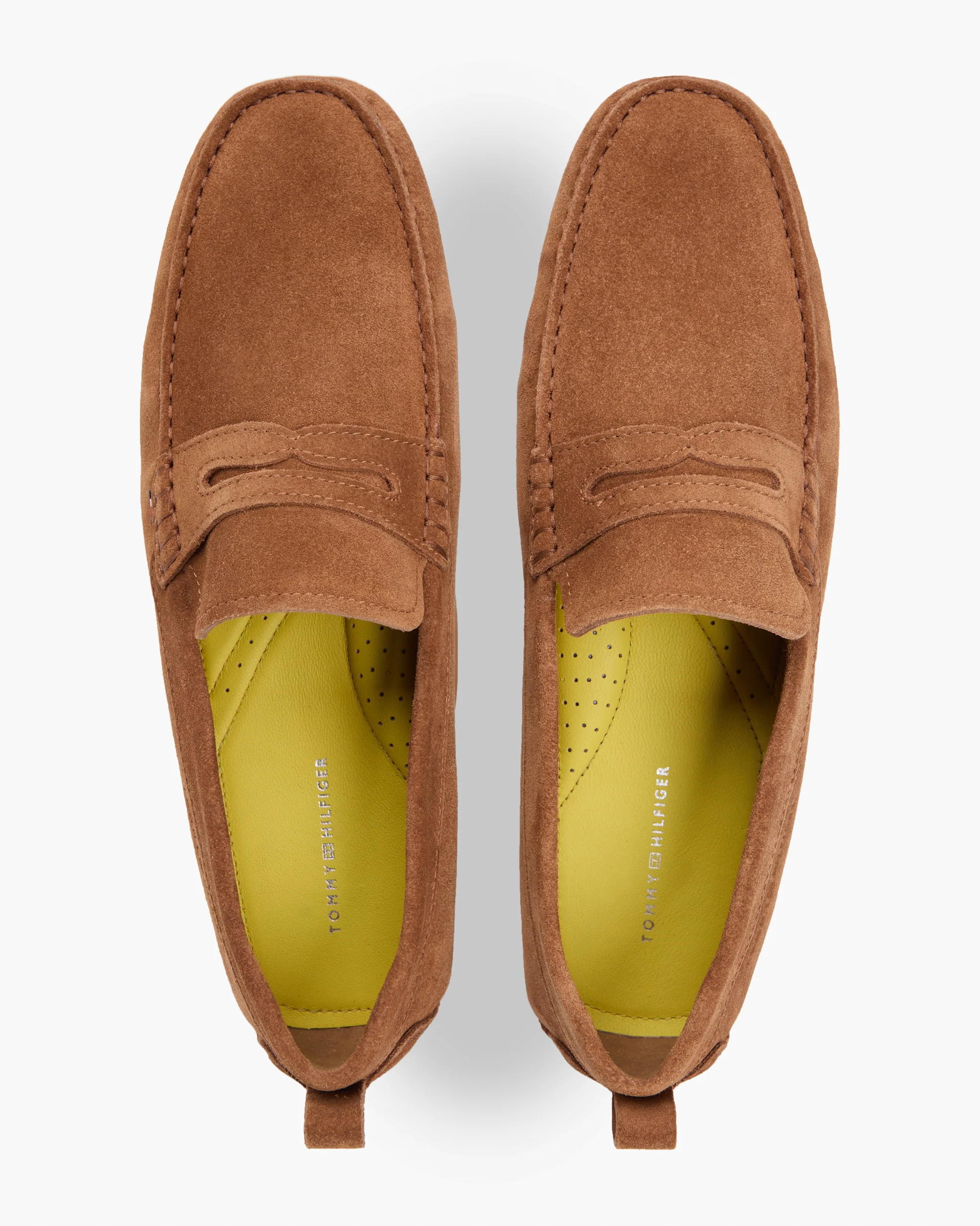 Tommy Hilfiger Core Hilfiger Mens Suede Driver - Coconut Grove - Image 4