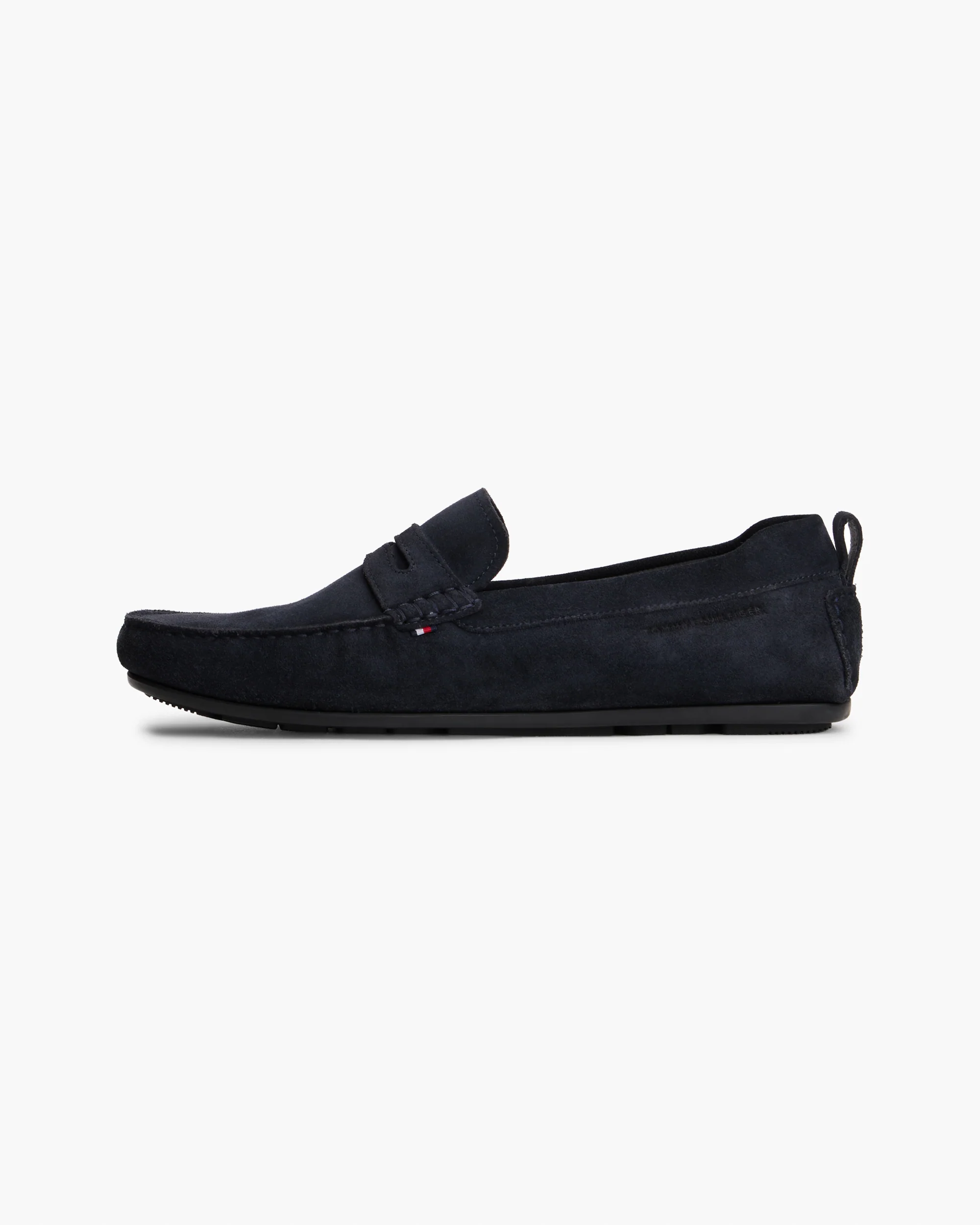 Tommy Hilfiger Core Hilfiger Mens Suede Driver - Desert Sky - Image 3