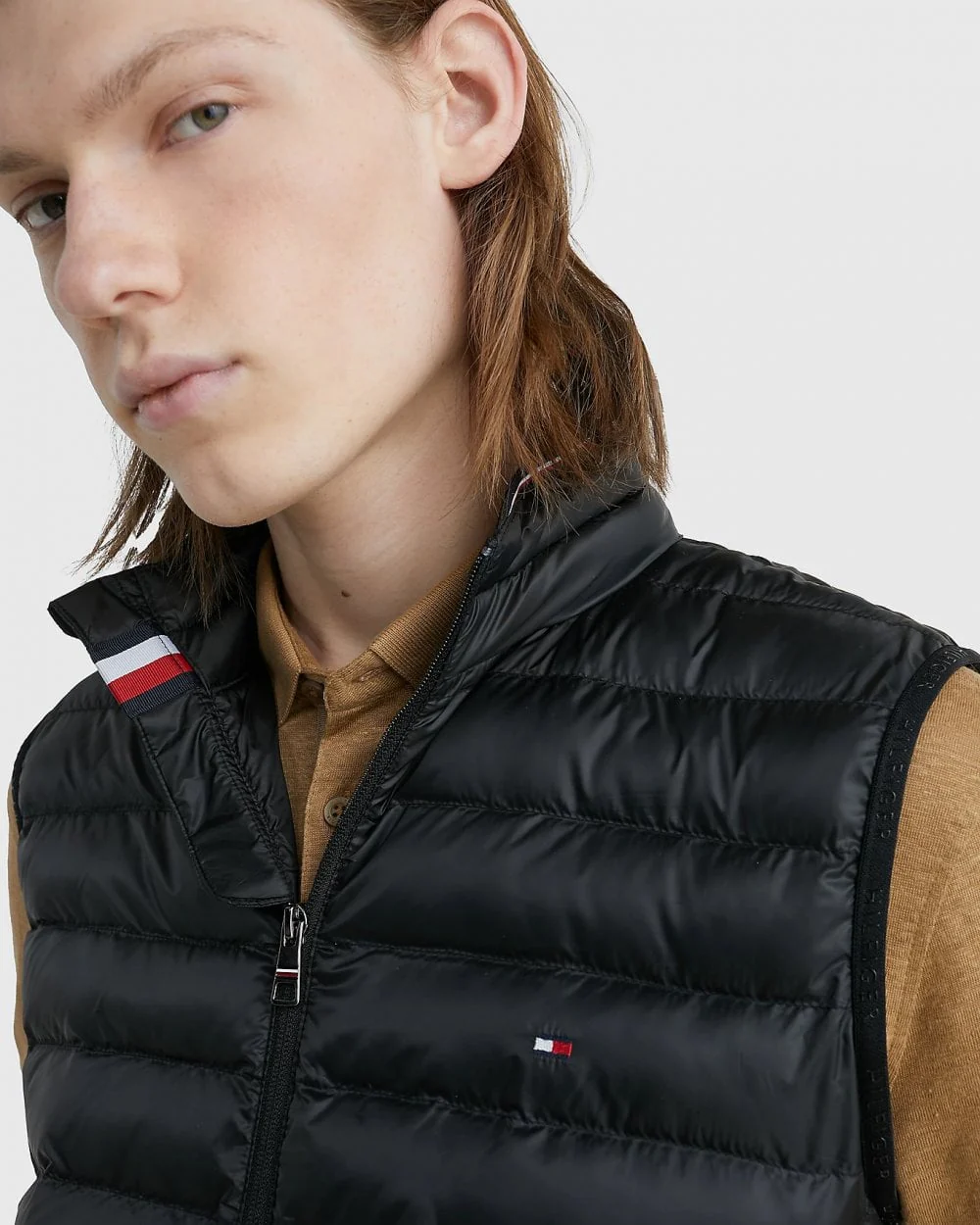 Tommy Hilfiger Core Packable Mens Circular Gilet - Black - Image 2