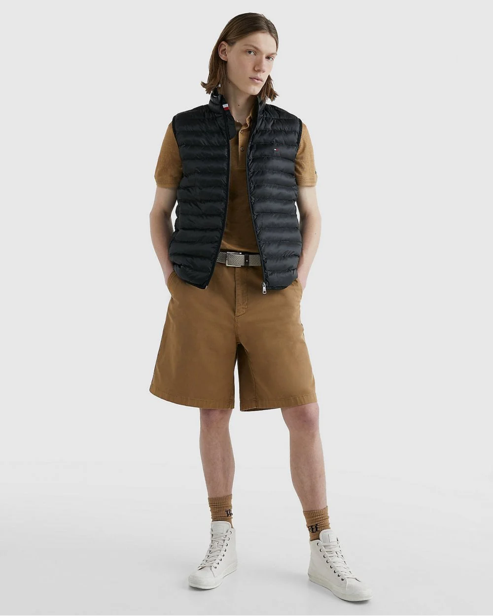 Tommy Hilfiger Core Packable Mens Circular Gilet - Black - Image 3