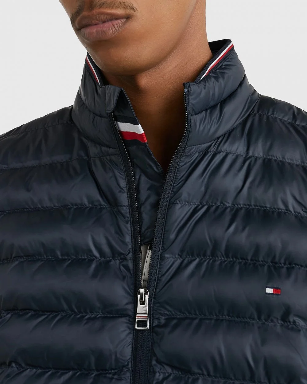 Tommy Hilfiger Core Packable Mens Circular Gilet - Desert Sky - Image 2