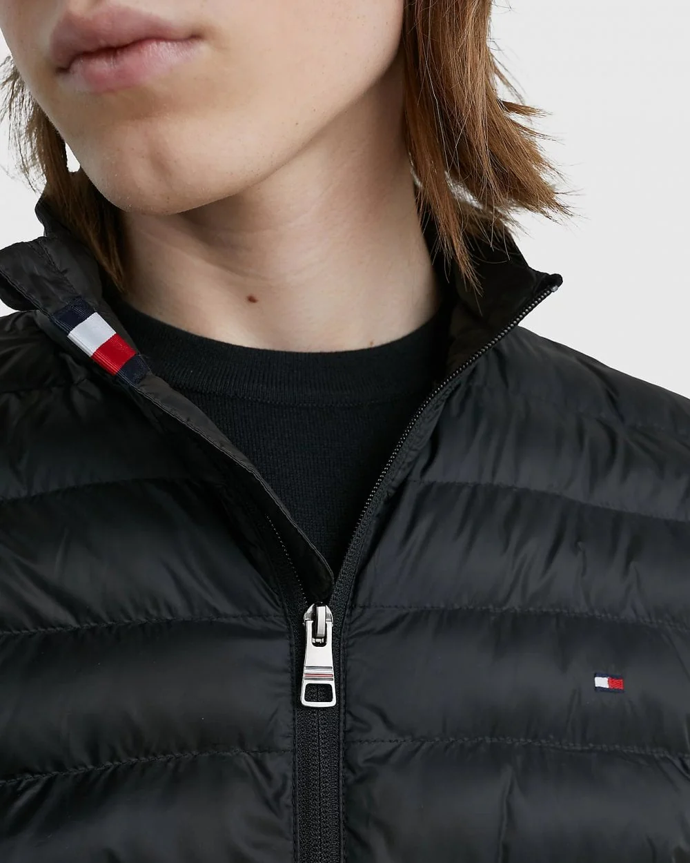 Tommy Hilfiger Core Packable Mens Circular Jacket - Black - Image 2
