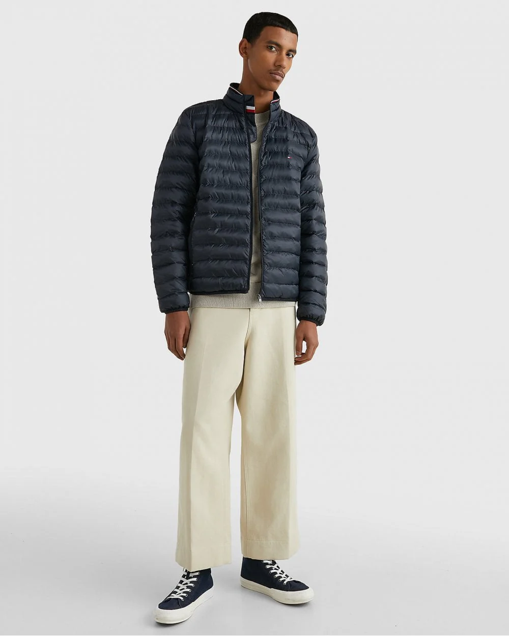 Tommy Hilfiger Core Packable Mens Circular Jacket - Desert Sky - Image 3