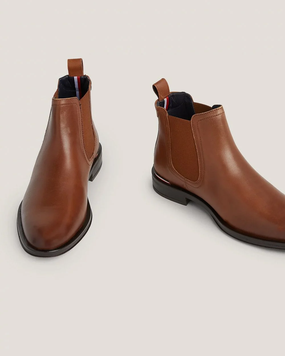 Tommy Hilfiger Core RWB Hilfiger Mens Leather Chelsea Boots - Image 2