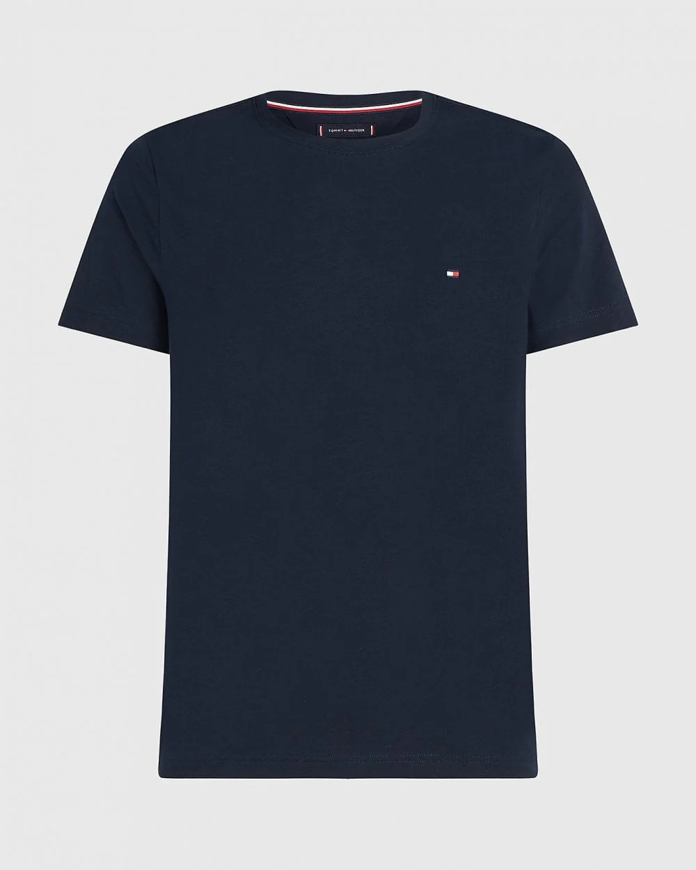 Tommy Hilfiger Core Stretch Mens Slim C-Neck T-Shirt - Desert Sky - Image 5