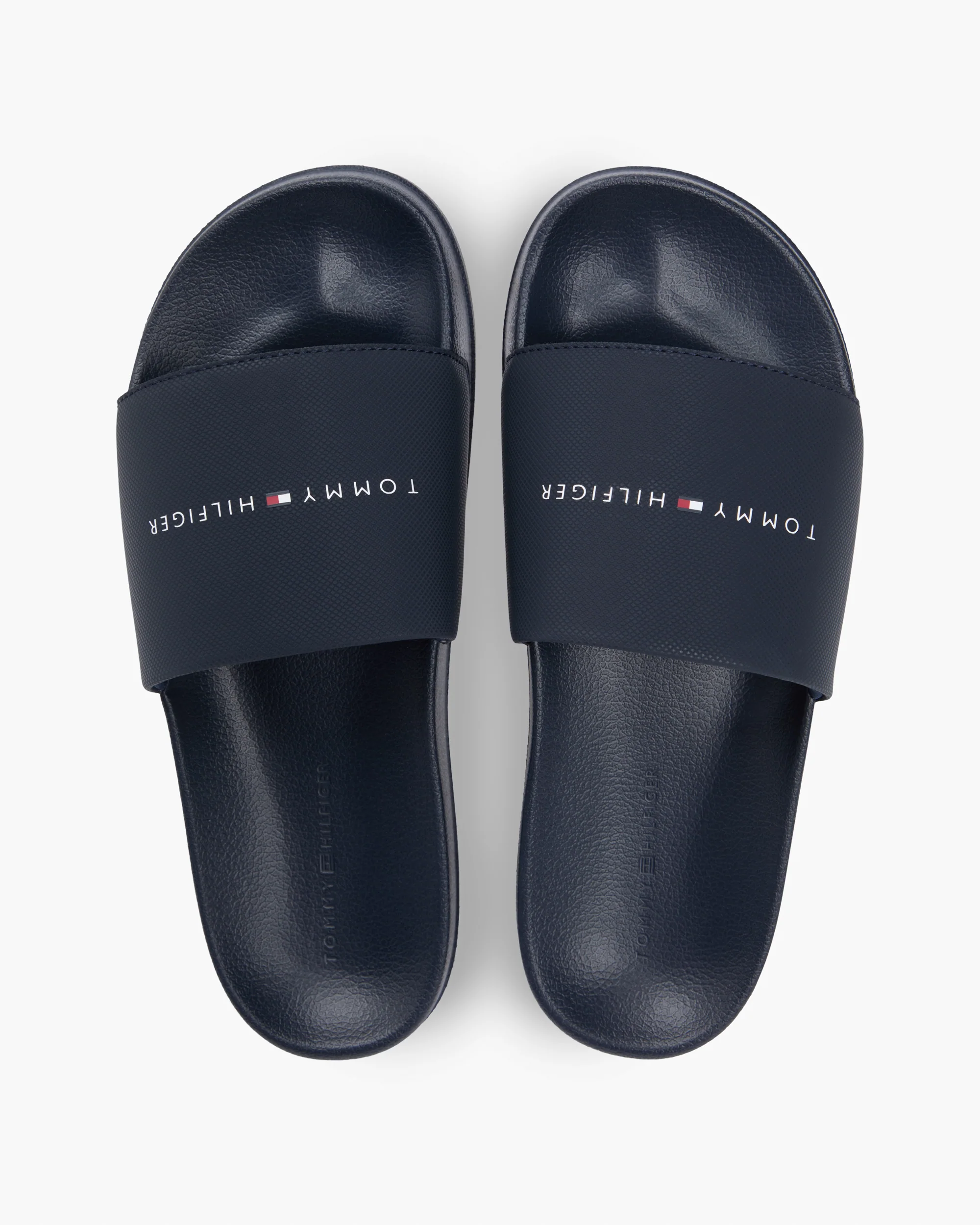 Tommy Hilfiger Core TH Mens Pool Sliders - Desert Sky - Image 3