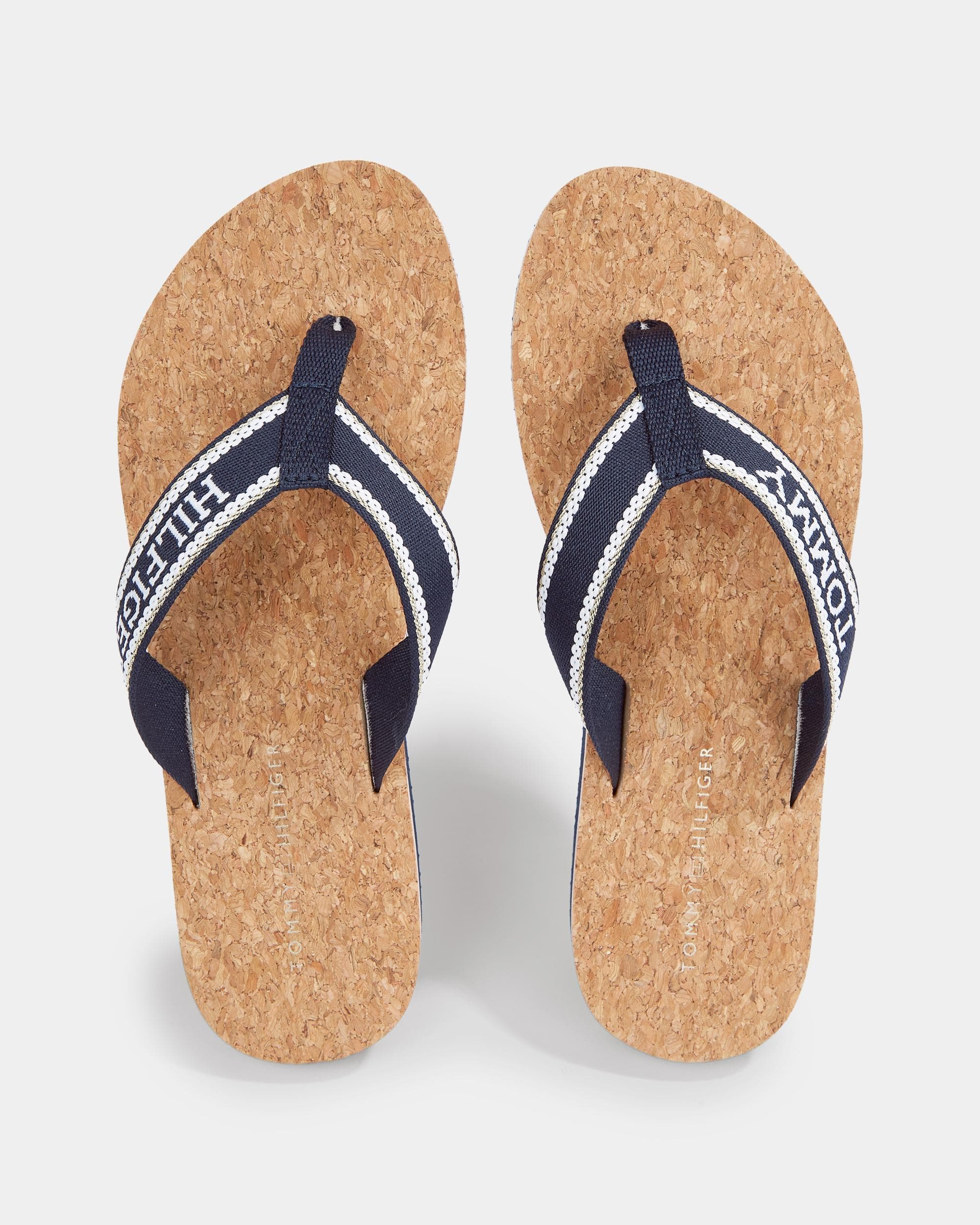 Tommy Hilfiger Cork Hilfiger Womens Beach Sandals - Image 2