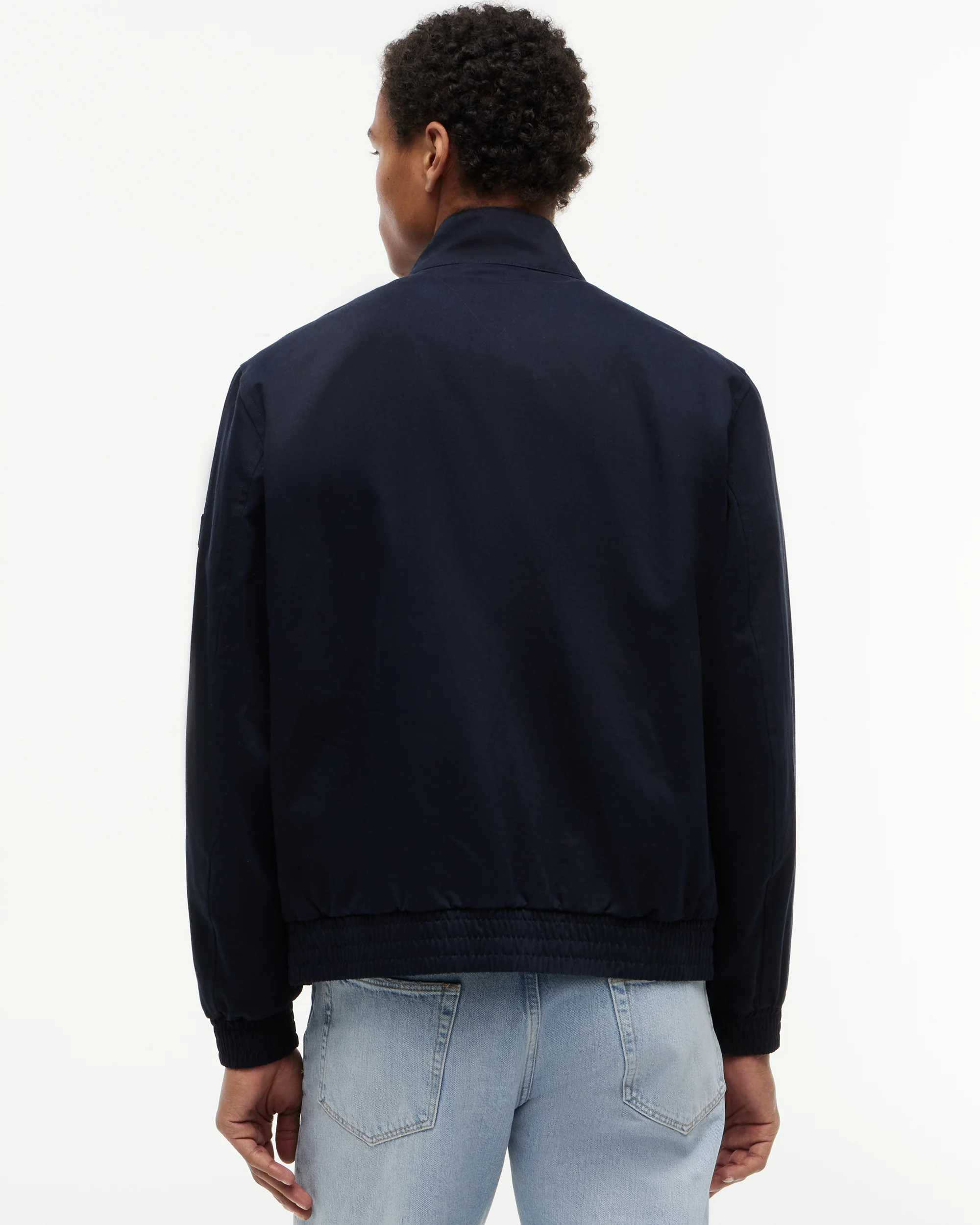 Tommy Hilfiger Cotton Mens Harrington Jacket - Desert Sky - Image 5