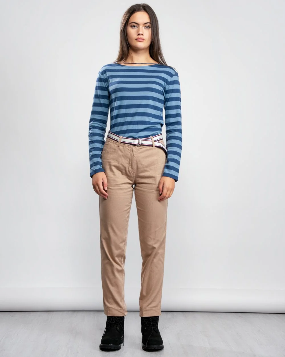 Tommy Hilfiger Cotton Stretch Dobby Womens Pants WW0WW27285AEG - Image 3