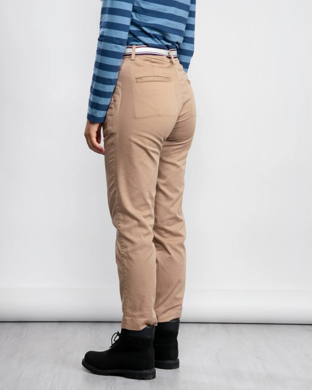 Tommy Hilfiger Cotton Stretch Dobby Womens Pants WW0WW27285AEG - Image 4
