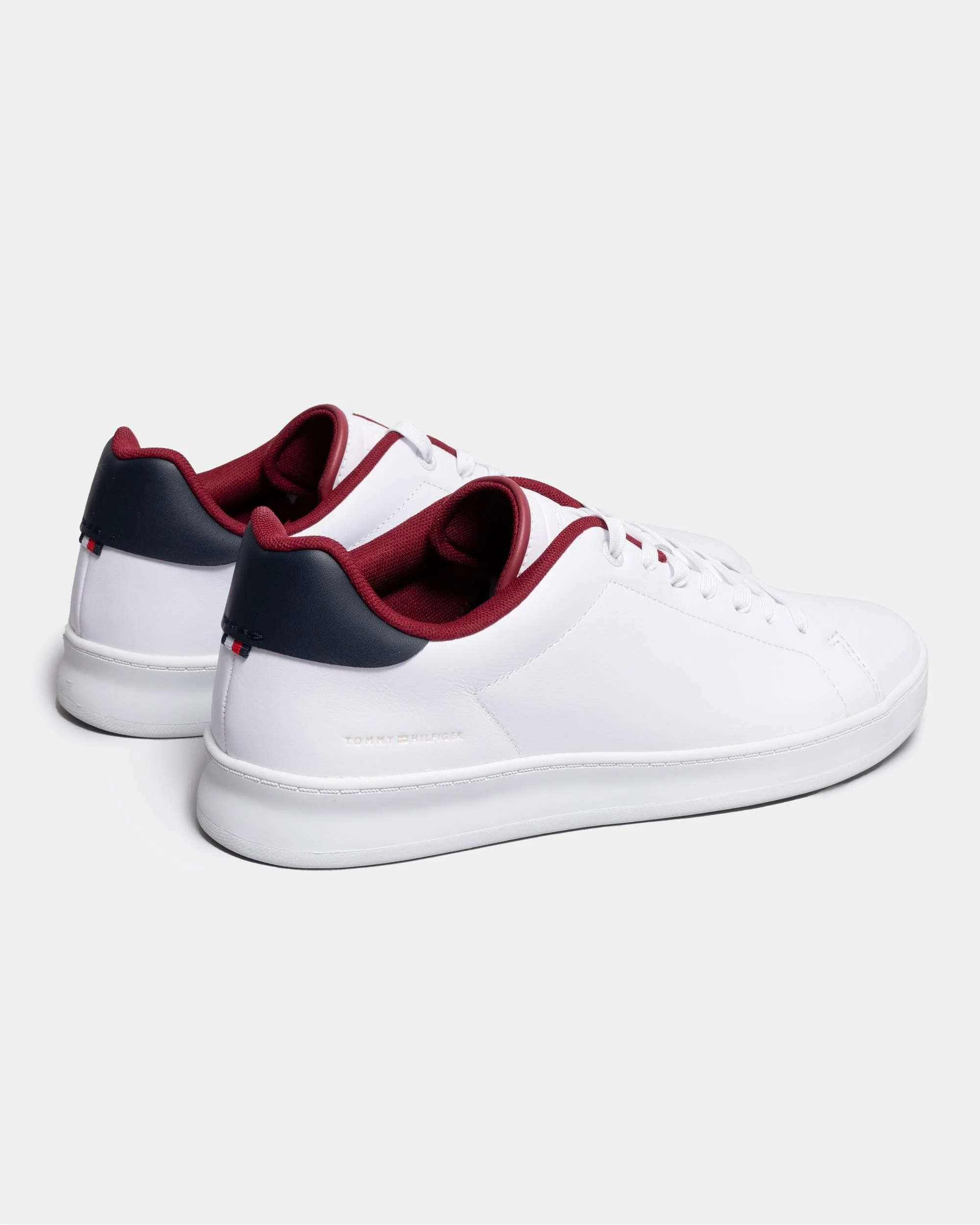 Tommy Hilfiger Court Sneaker Mens Leather Trainers - Image 2