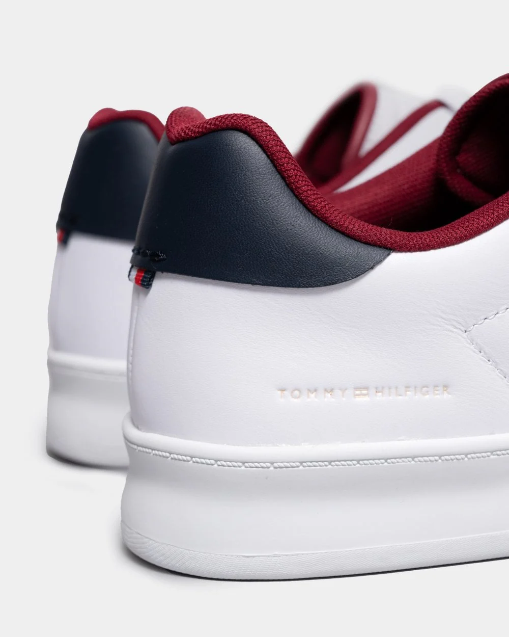 Tommy Hilfiger Court Sneaker Mens Leather Trainers - Image 3