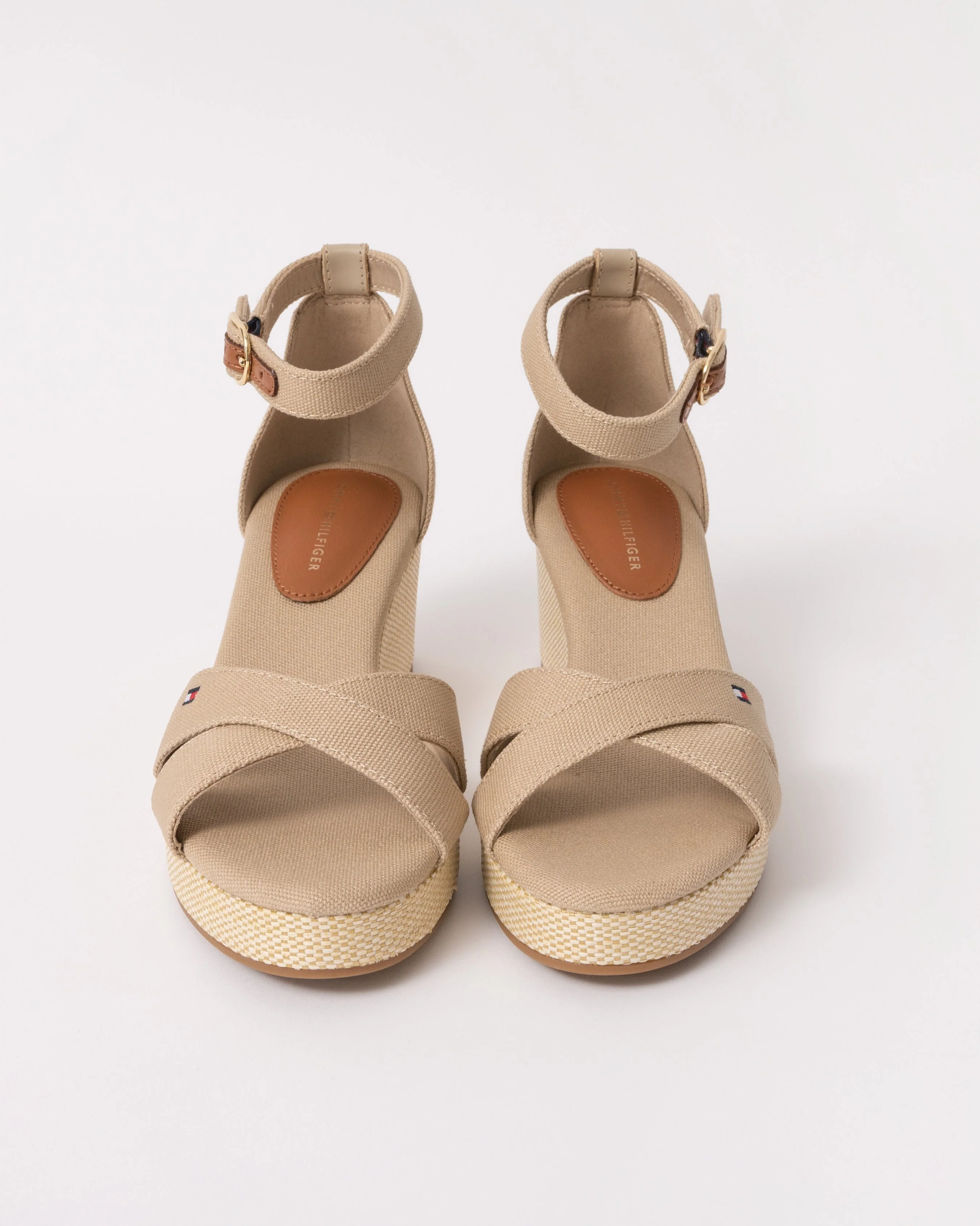 Tommy Hilfiger Criss-Cross Womens Wedge Espadrille - Horseradish - Image 3