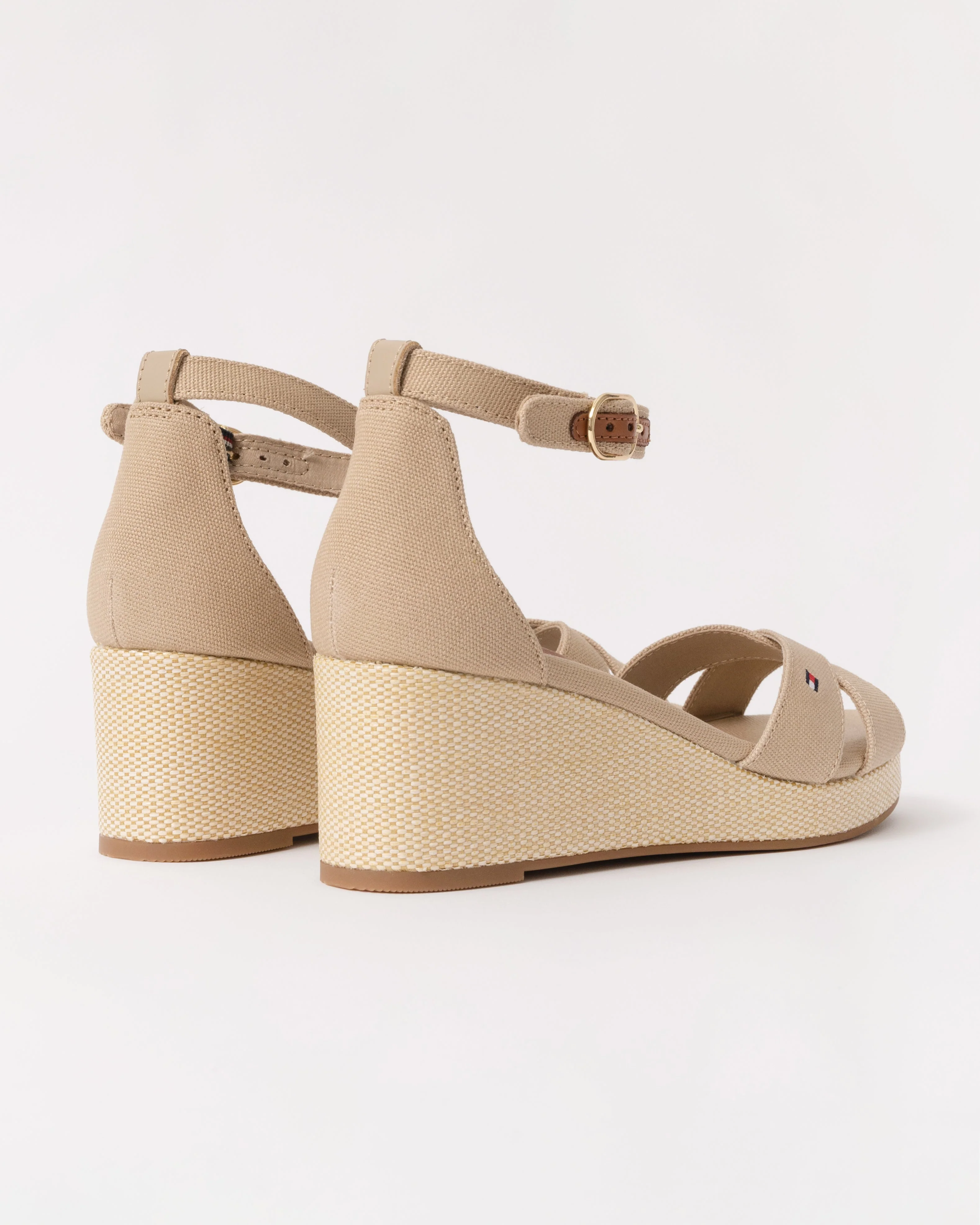 Tommy Hilfiger Criss-Cross Womens Wedge Espadrille - Horseradish - Image 4